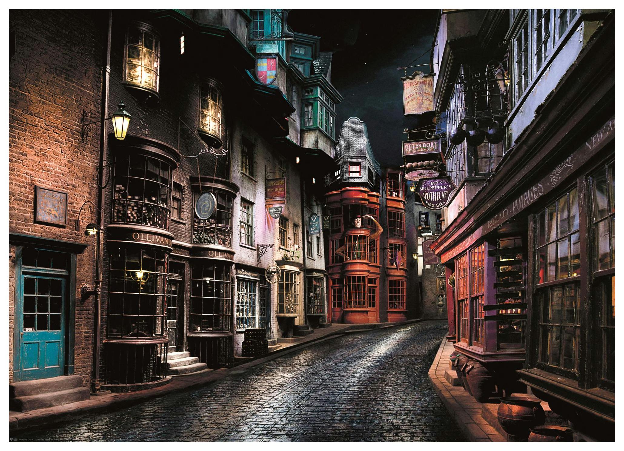 Prints - Harry Potter - Diagon Alley Print (50x70 cm) - Harry Potter