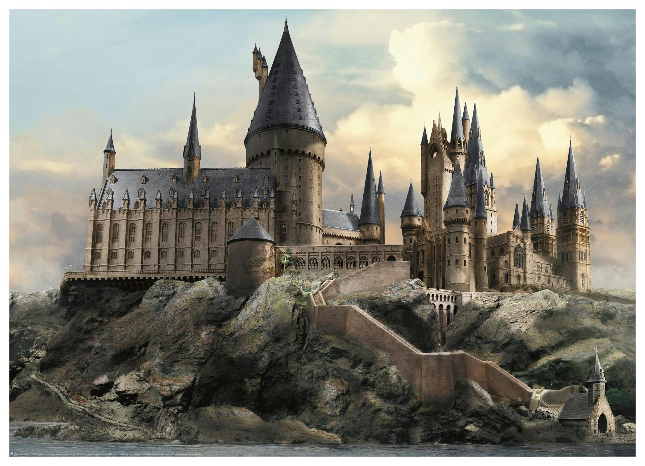 Prints - Harry Potter - Hogwarts Print (30x40 cm) - Harry Potter