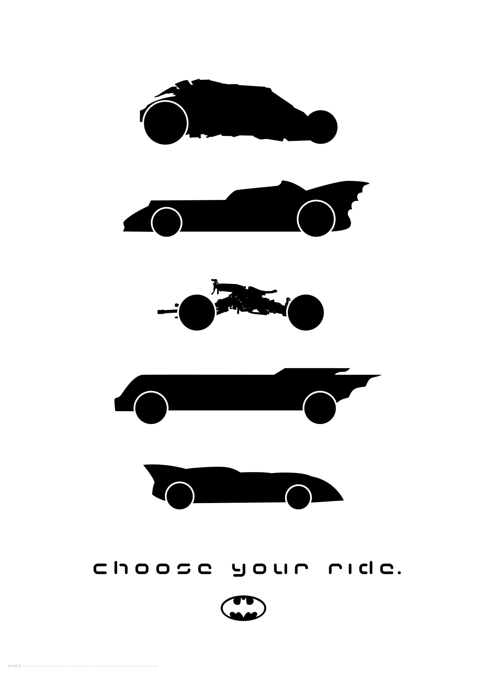 Batman - Choose Your Ride Affiche (50x70 cm) - Batman
