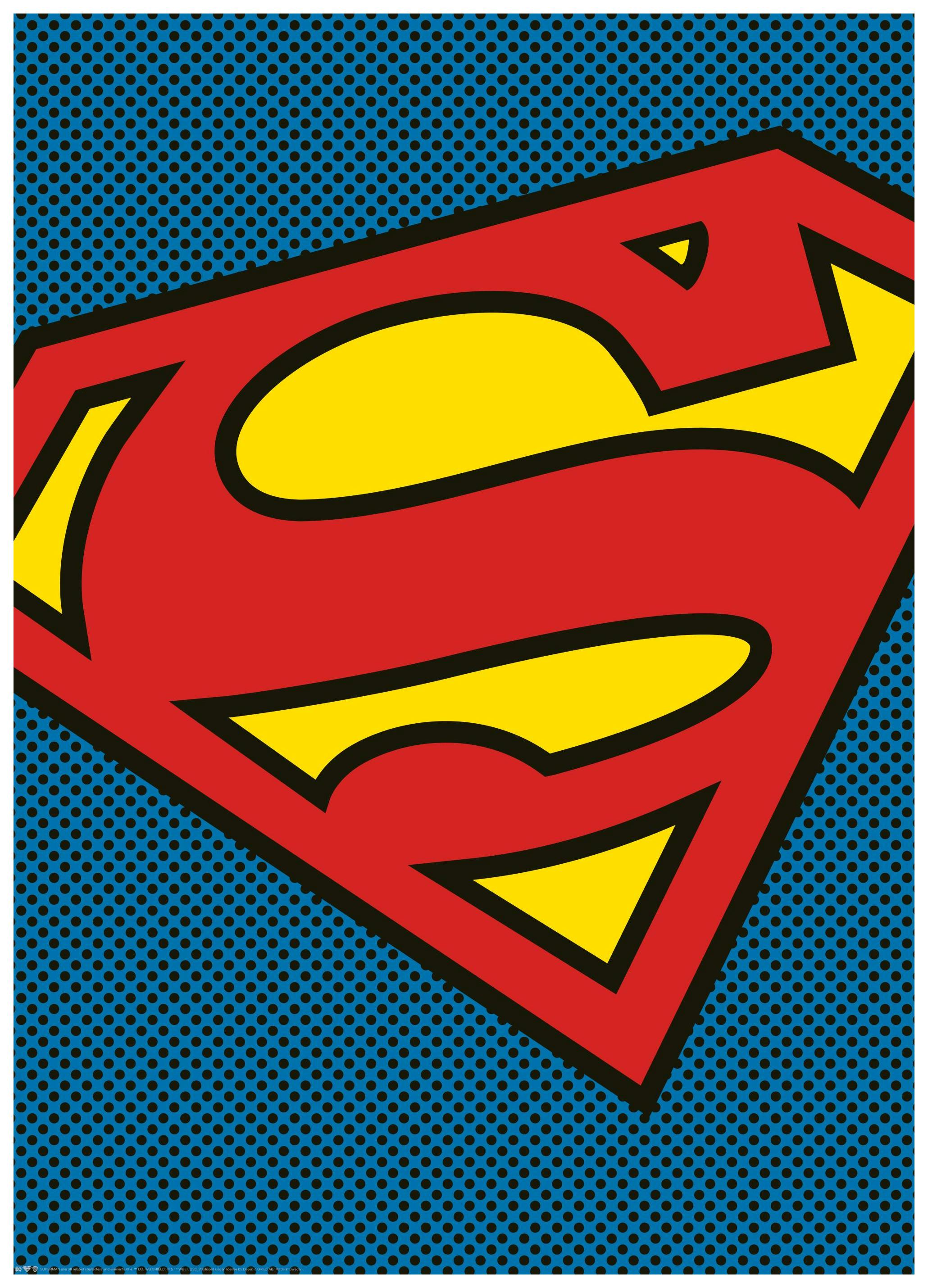 Superman - Logo Poster (50x70 cm)- Filmes & Programas de Televisão