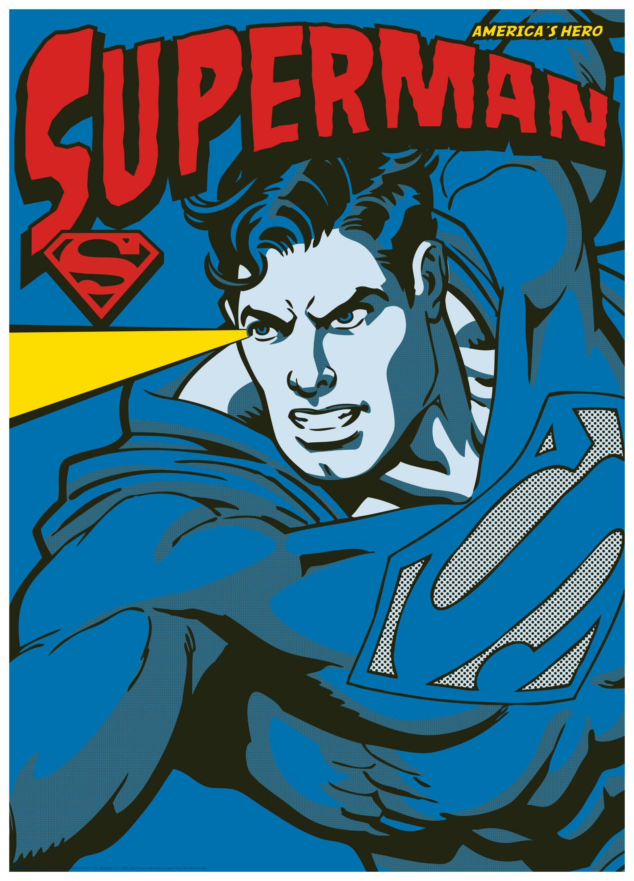 Superman - Hero Poster (30x40 cm)- Filmes & Programas de Televisão