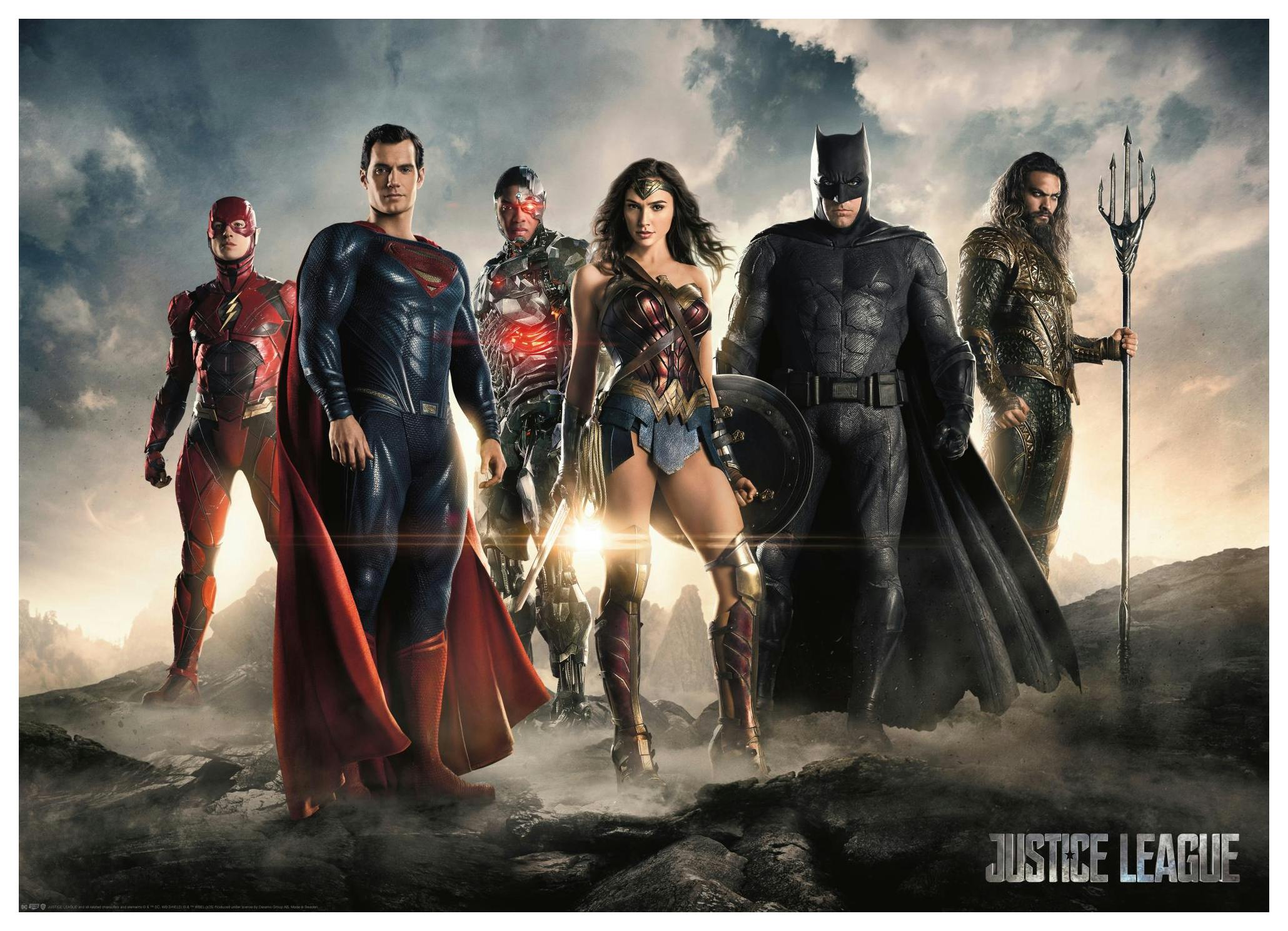 Justice League - Group Poster (30x40 cm)- Filmes & Programas de Televisão