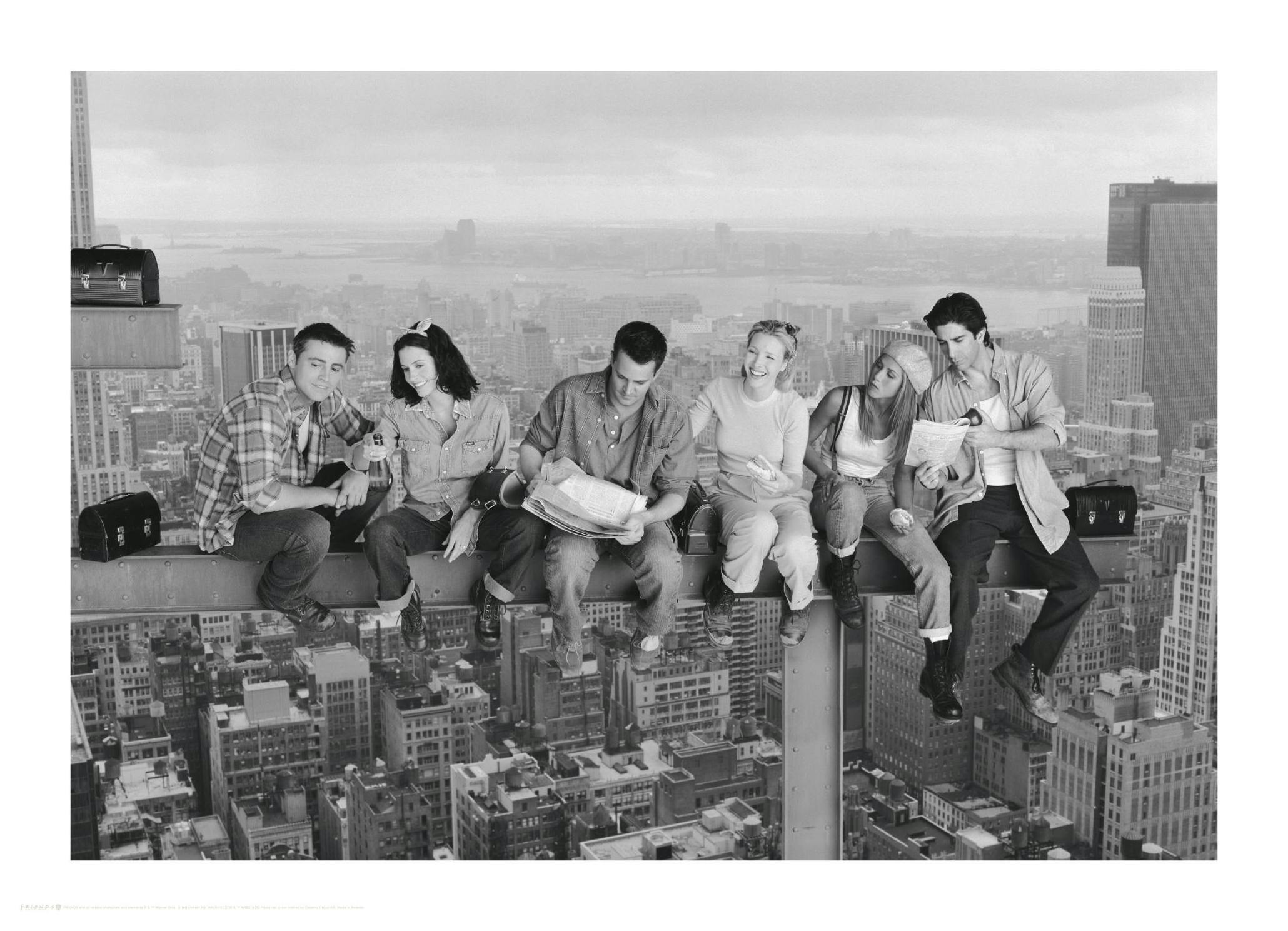 Friends - Lunch Atop a Skyscraper Poster (50x70 cm)