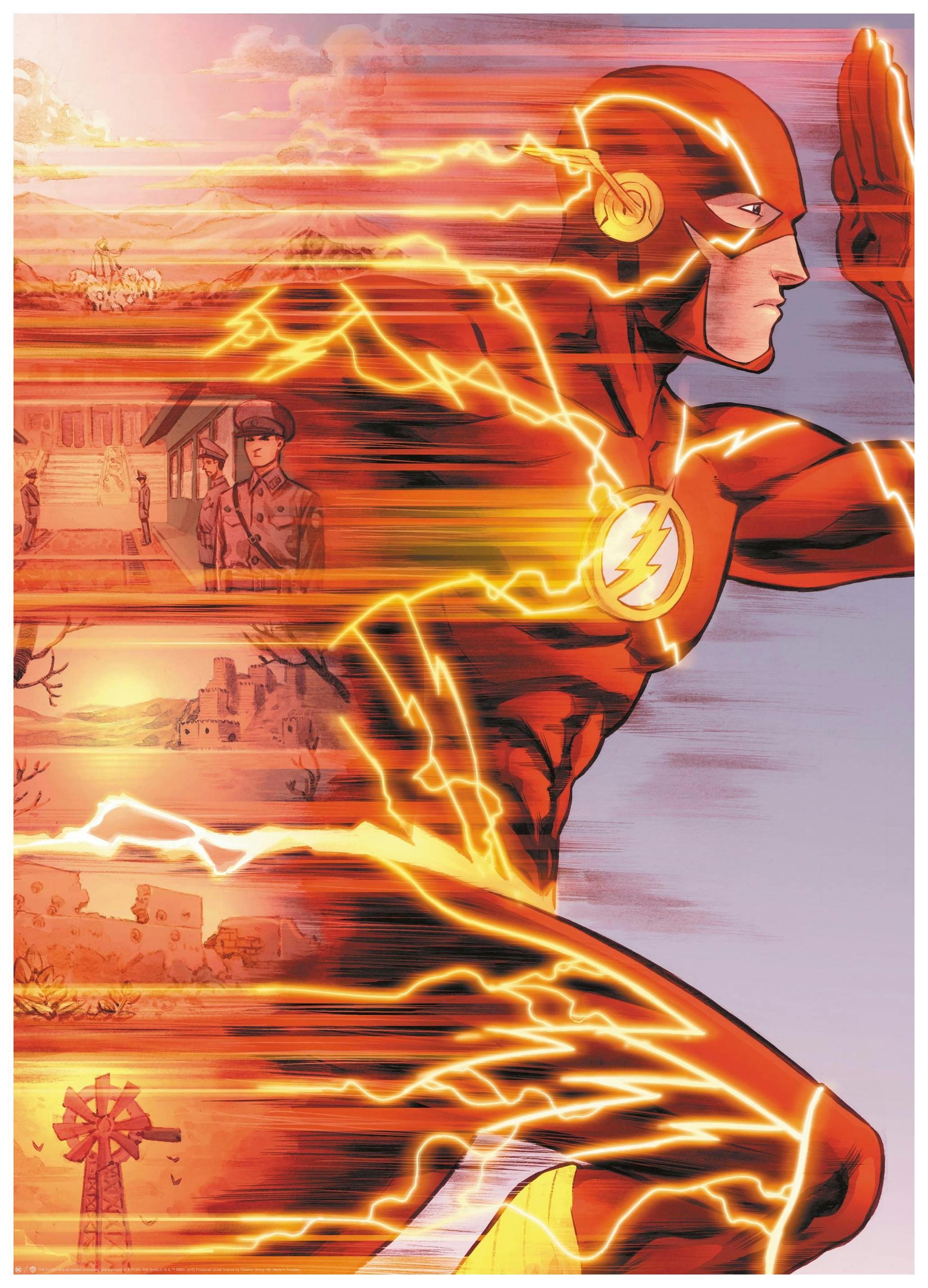 Prints - The Flash - Running Fast Print (50x70 cm) - Movies & TV-shows