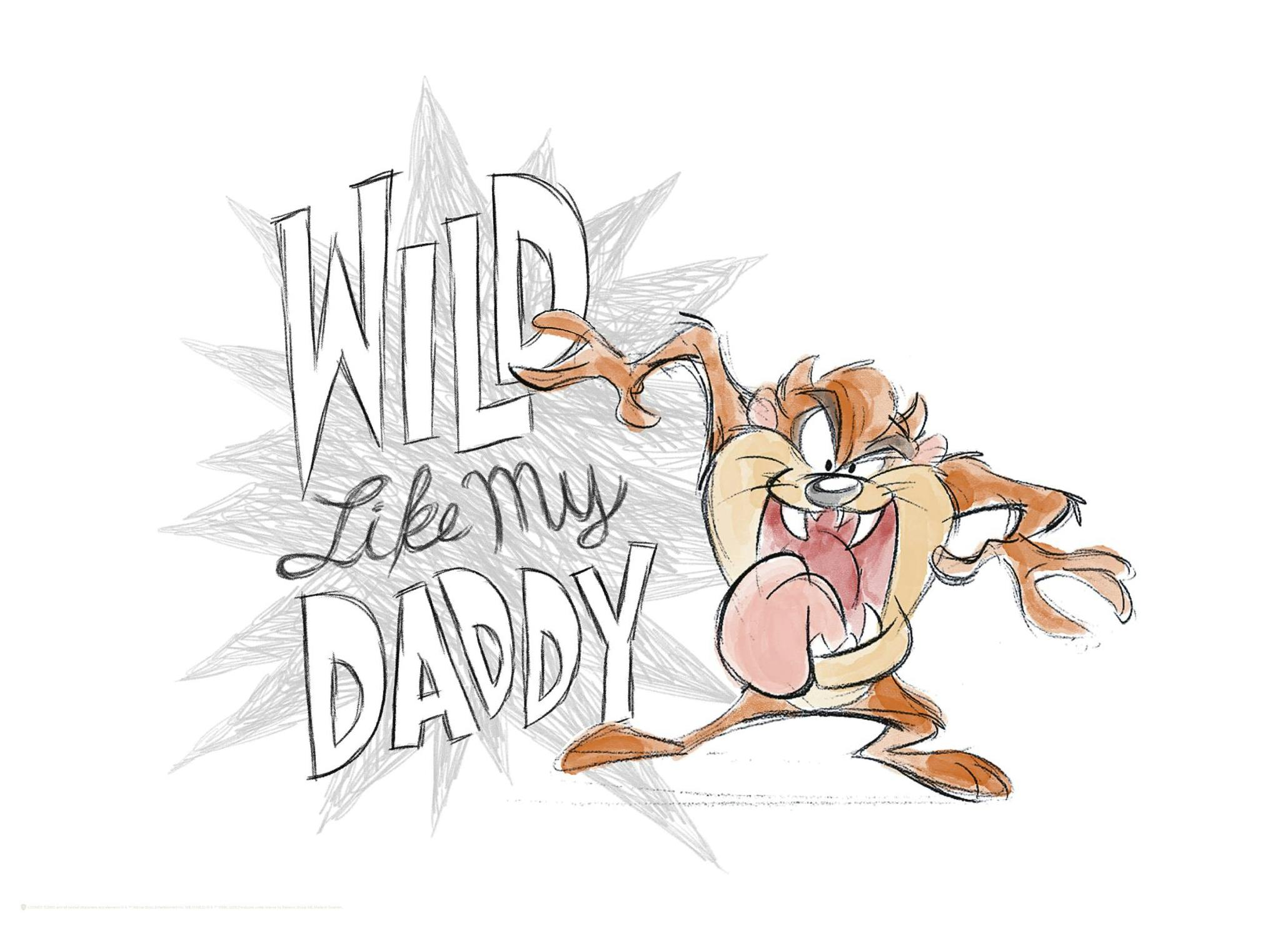 Looney Tunes - Wild Like My Daddy Print (50x70 cm)