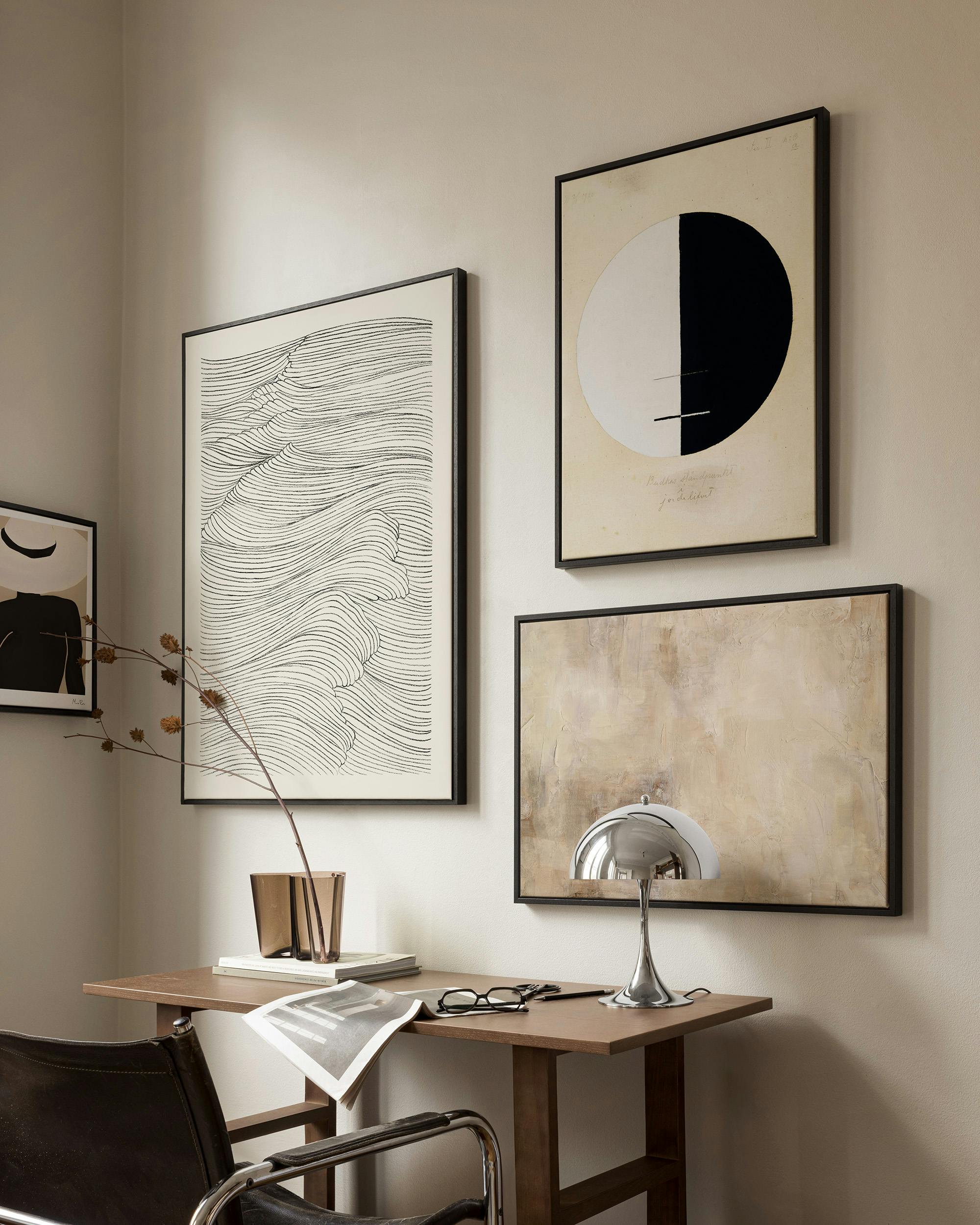 Abstract Minimalism gallery wall