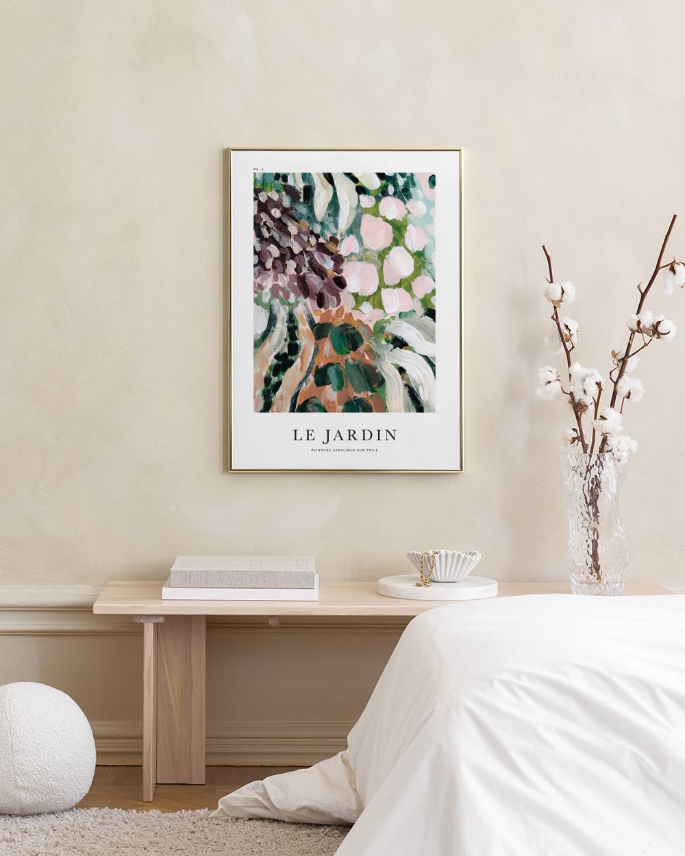 Acrylic Garden No2 Print – Abstract Floral Poster | Desenio