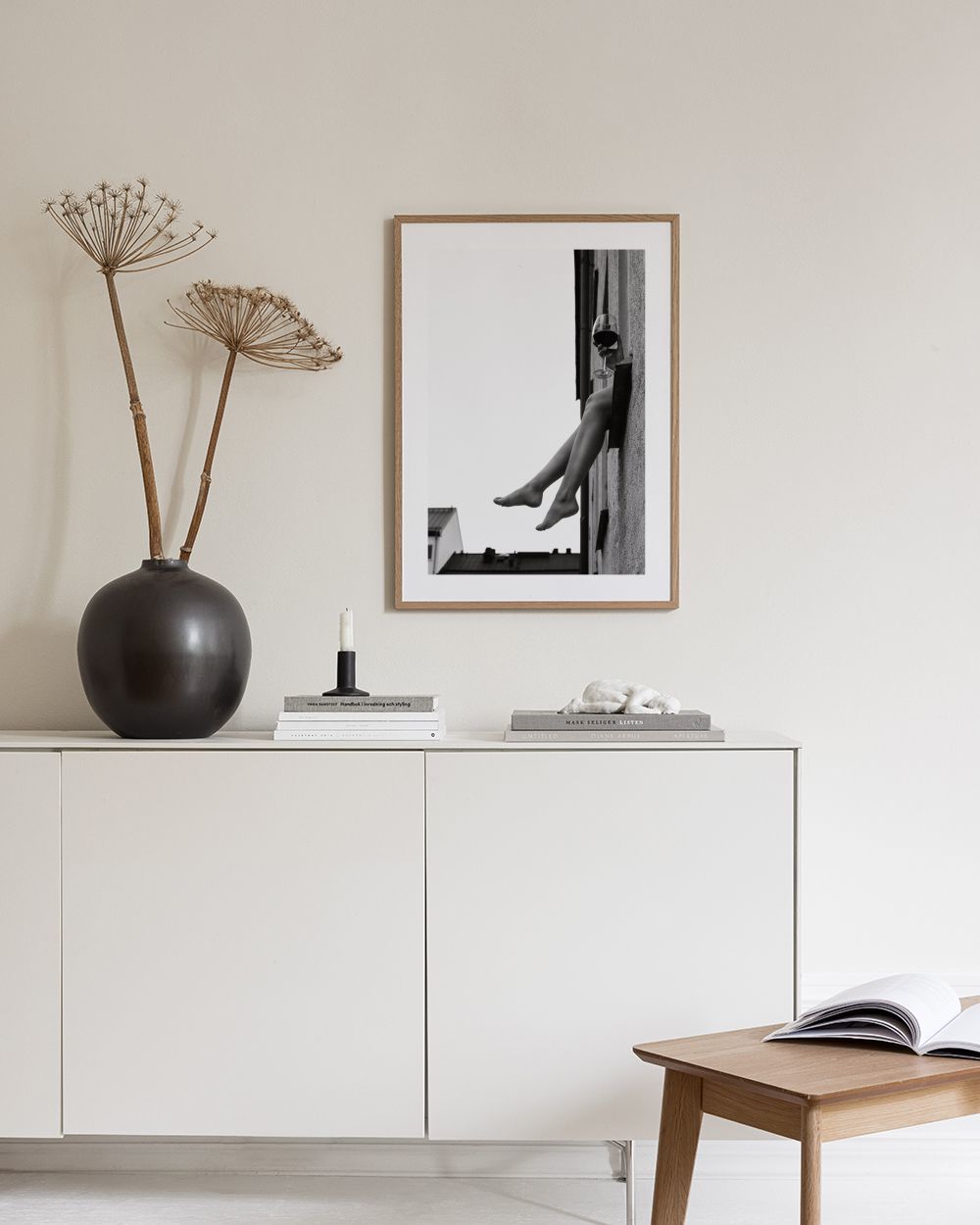 Wine in the Sky Plakat – Sort-hvid fotokunst | Desenio.dk