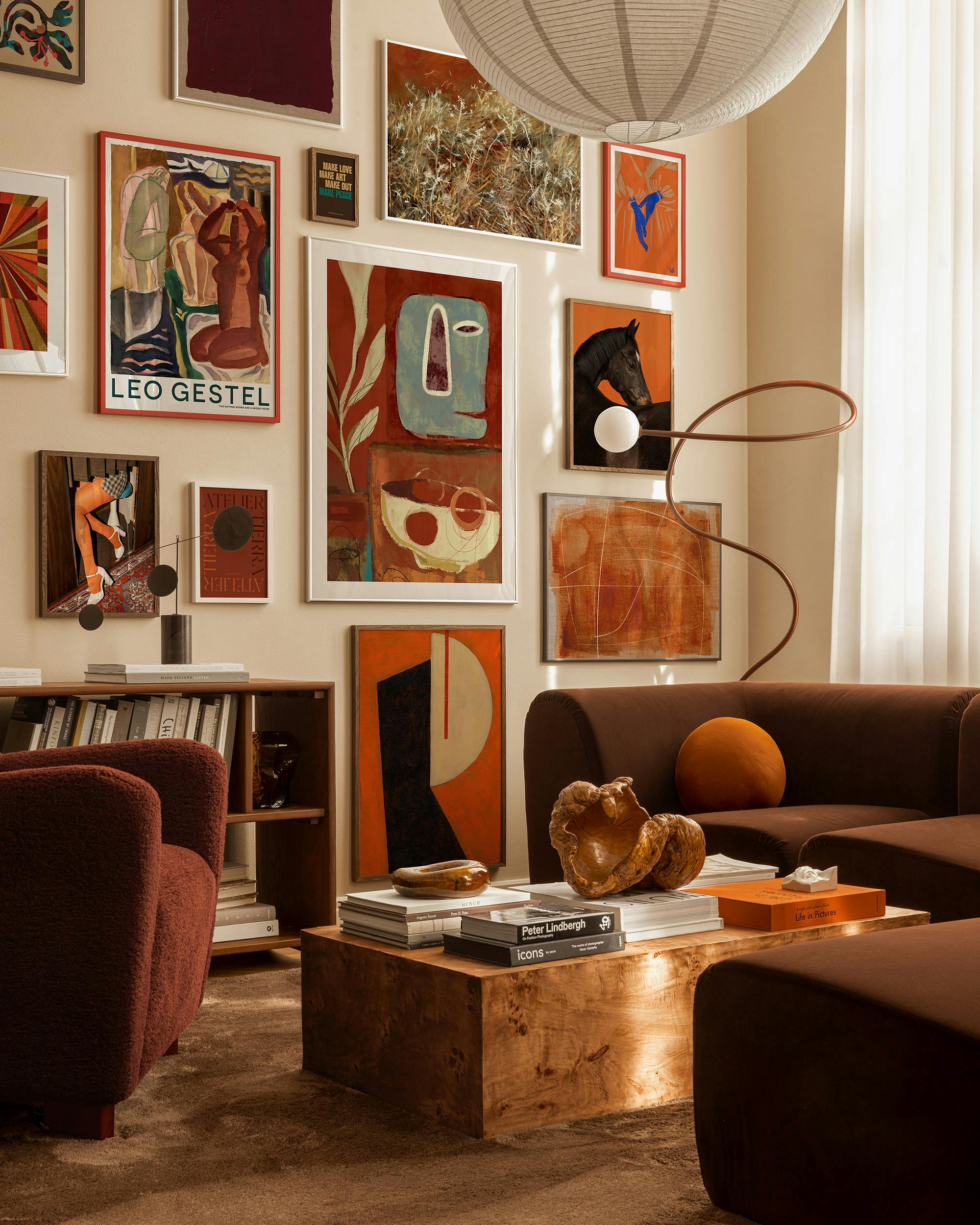 Spicy Revival gallery wall