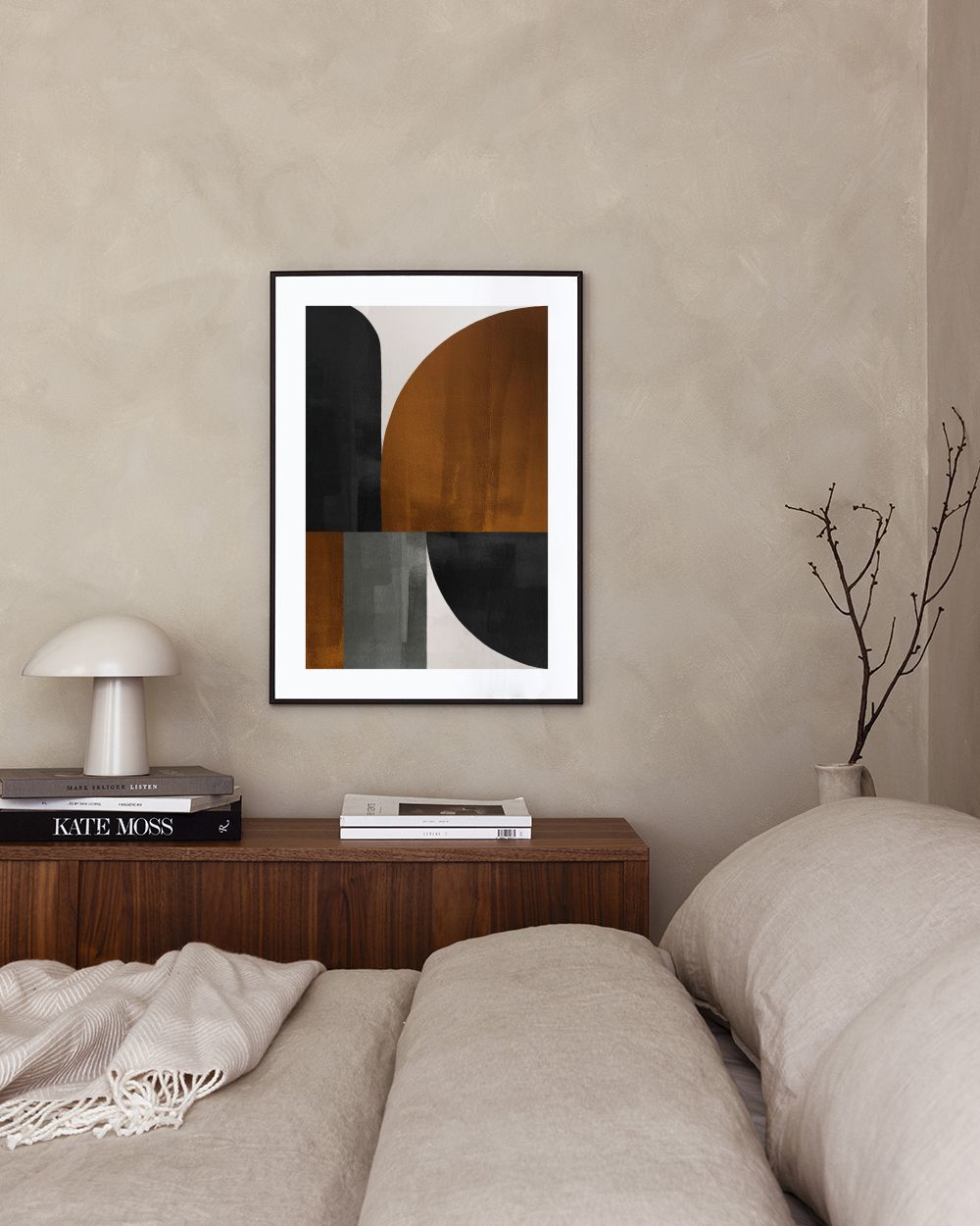 Weimar Shapes No2 Poster - Brown geometrics - desenio.com