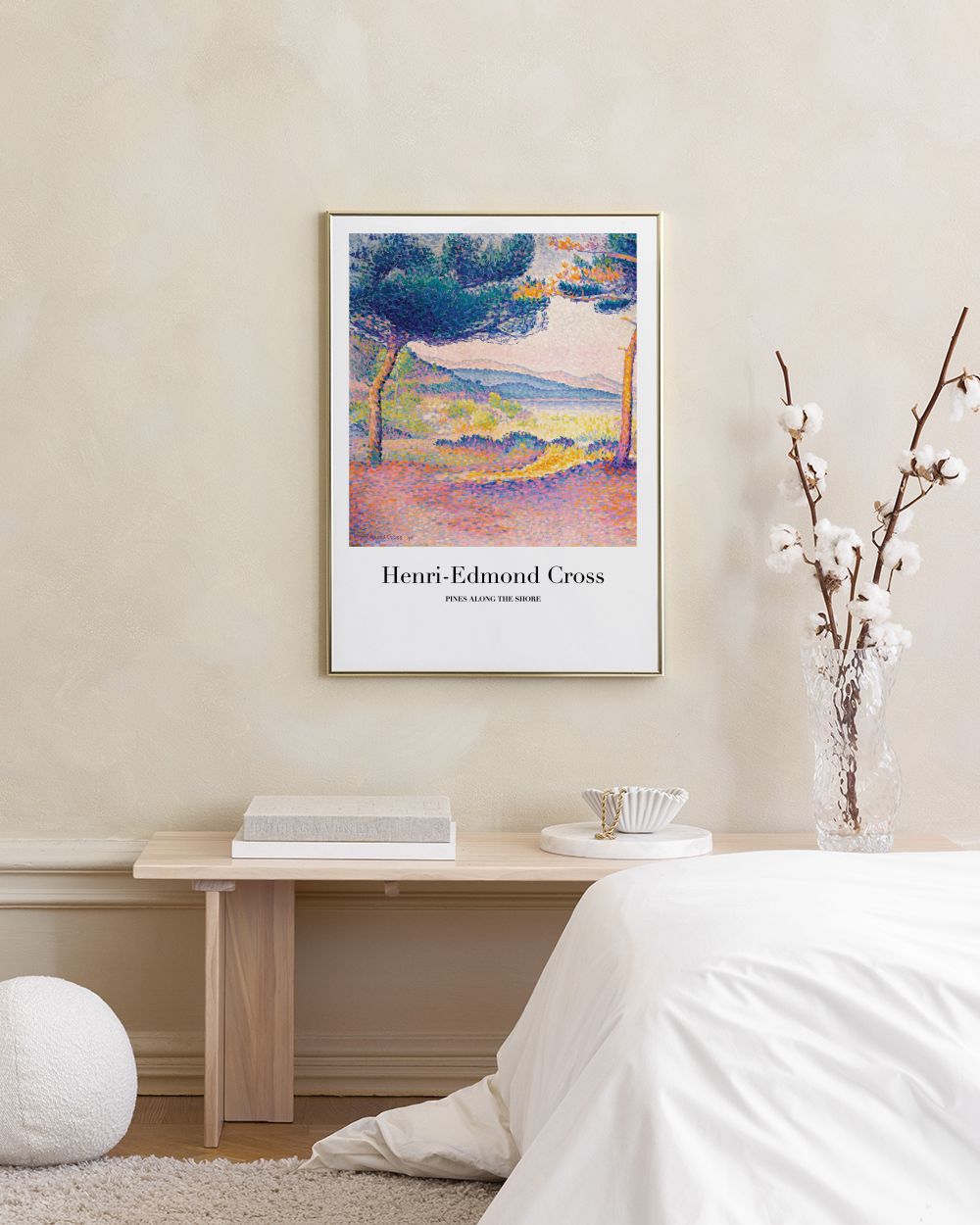 Poster Henri-Edmond Cross - Pines Along the Shore | Desenio IT