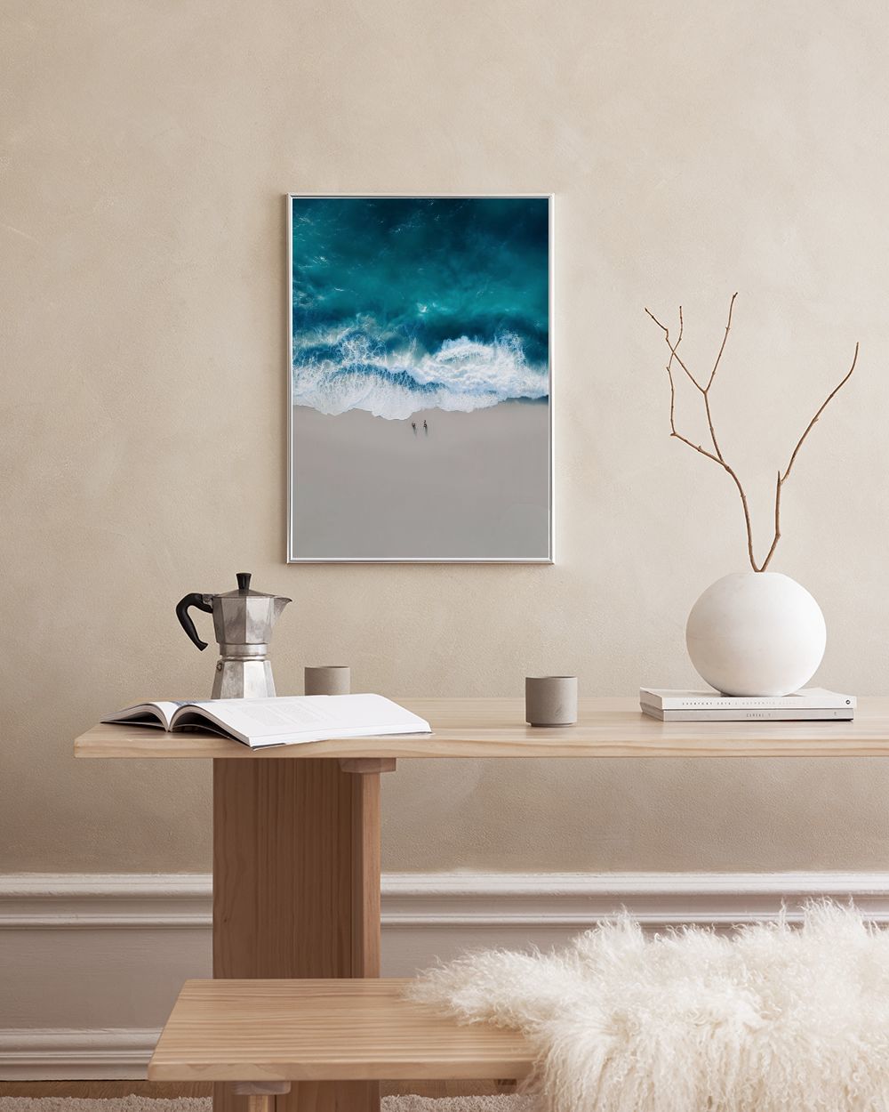 Wave Crush Print – Ocean Poster Wall Art | Desenio