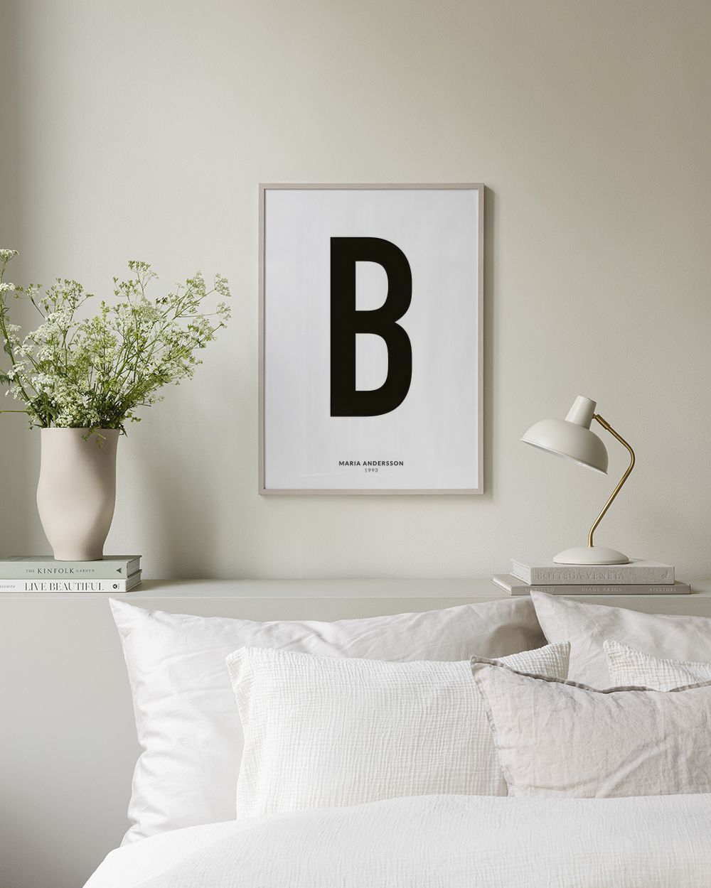 Personalised Letter B Poster – Minimalist Print | Desenio UK
