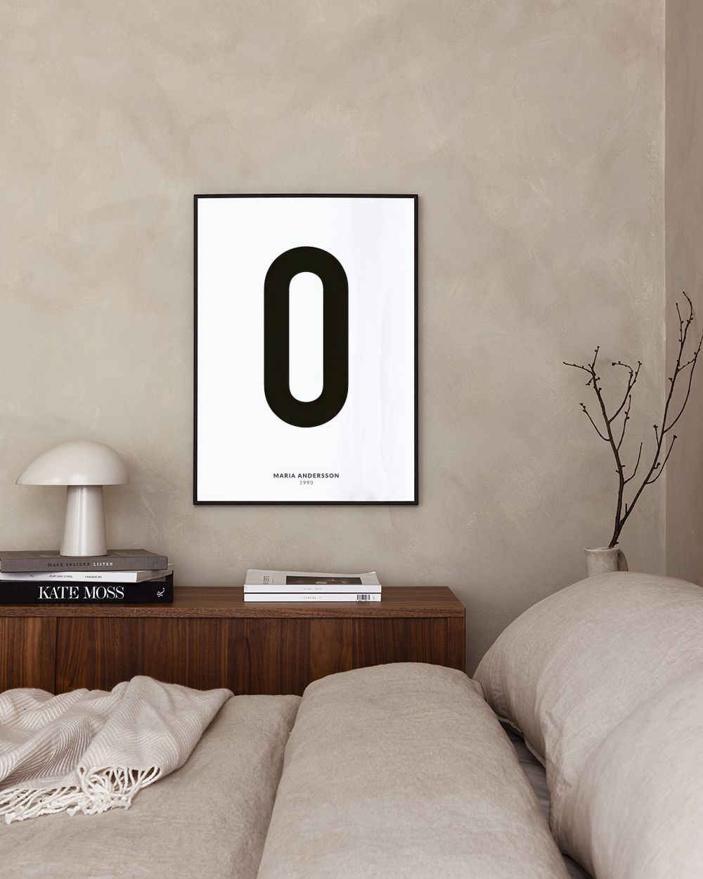 My Letter O Personal Poster - Diseño Minimalista | Desenio US, image size:1000x1250