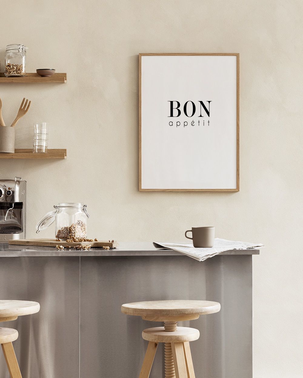 Bon Appetit Het Retro Stijl Van Letters Voorzien Kalligrafische Motieveninschrijving Vector Uitstekende Typografie Image79368896