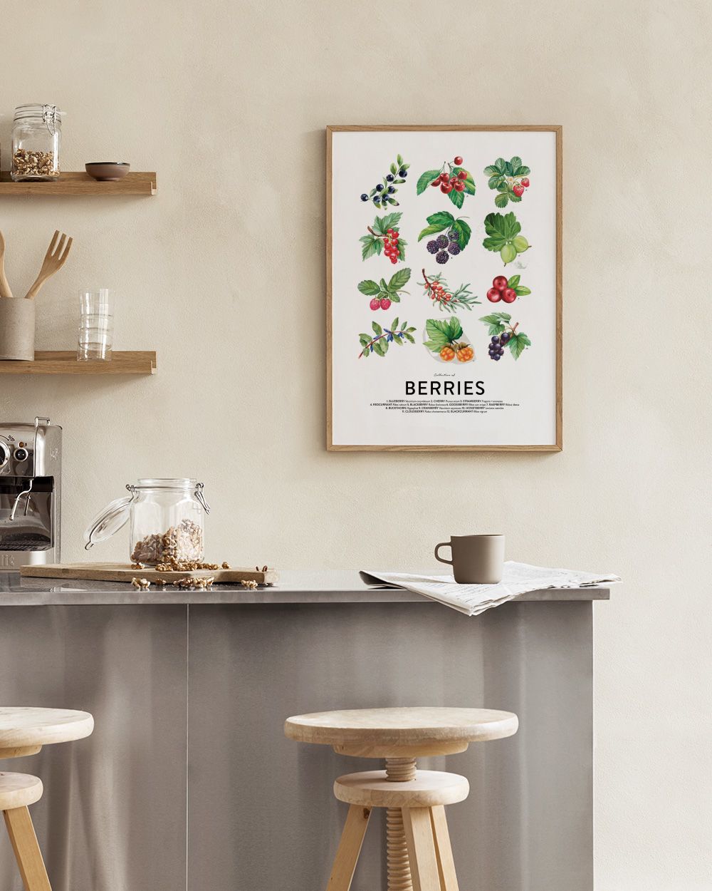 Berries Print – Botanical Poster | Desenio