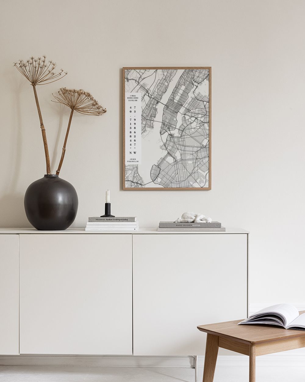 Map No2 Day Personal – Personalised City Map Poster | Desenio UK