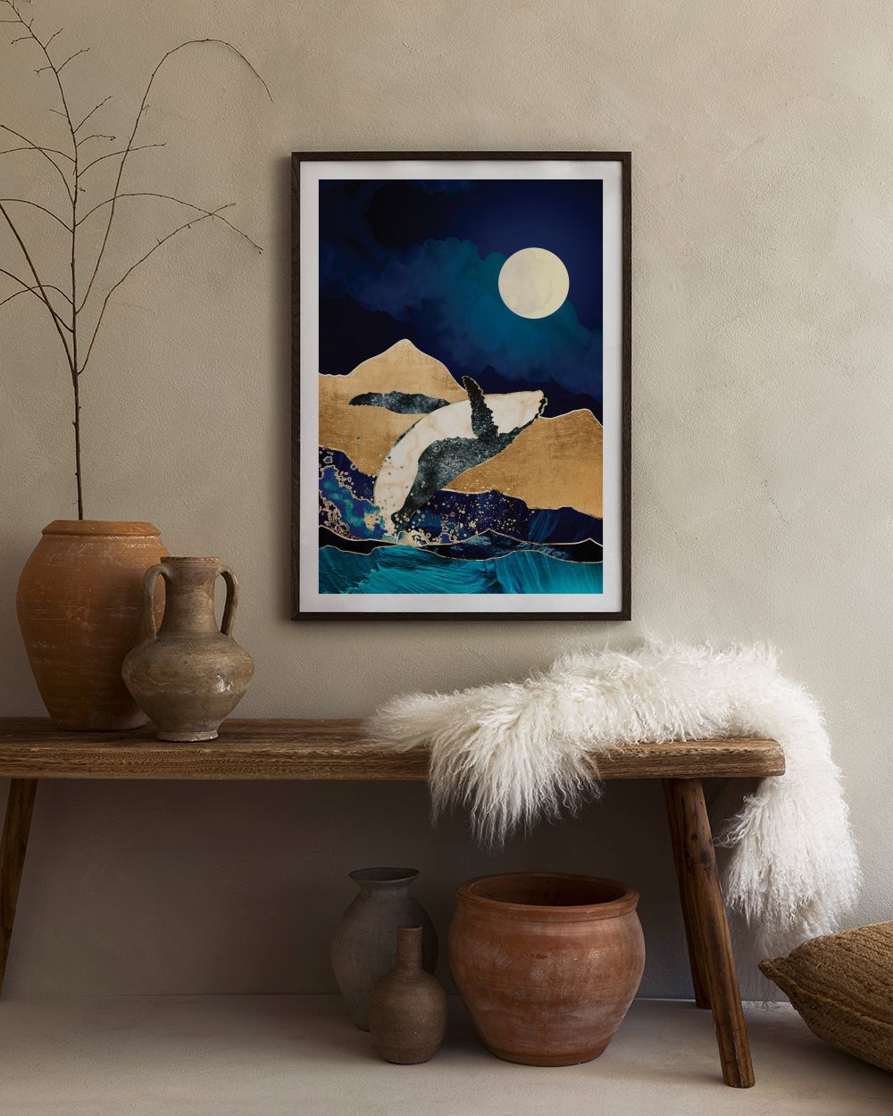 Live Free Poster - Graphic whale - desenio.com