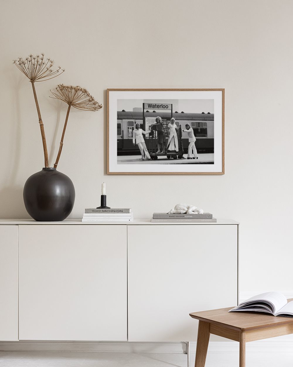 ABBA at Waterloo Poster – Black & White Print | Desenio