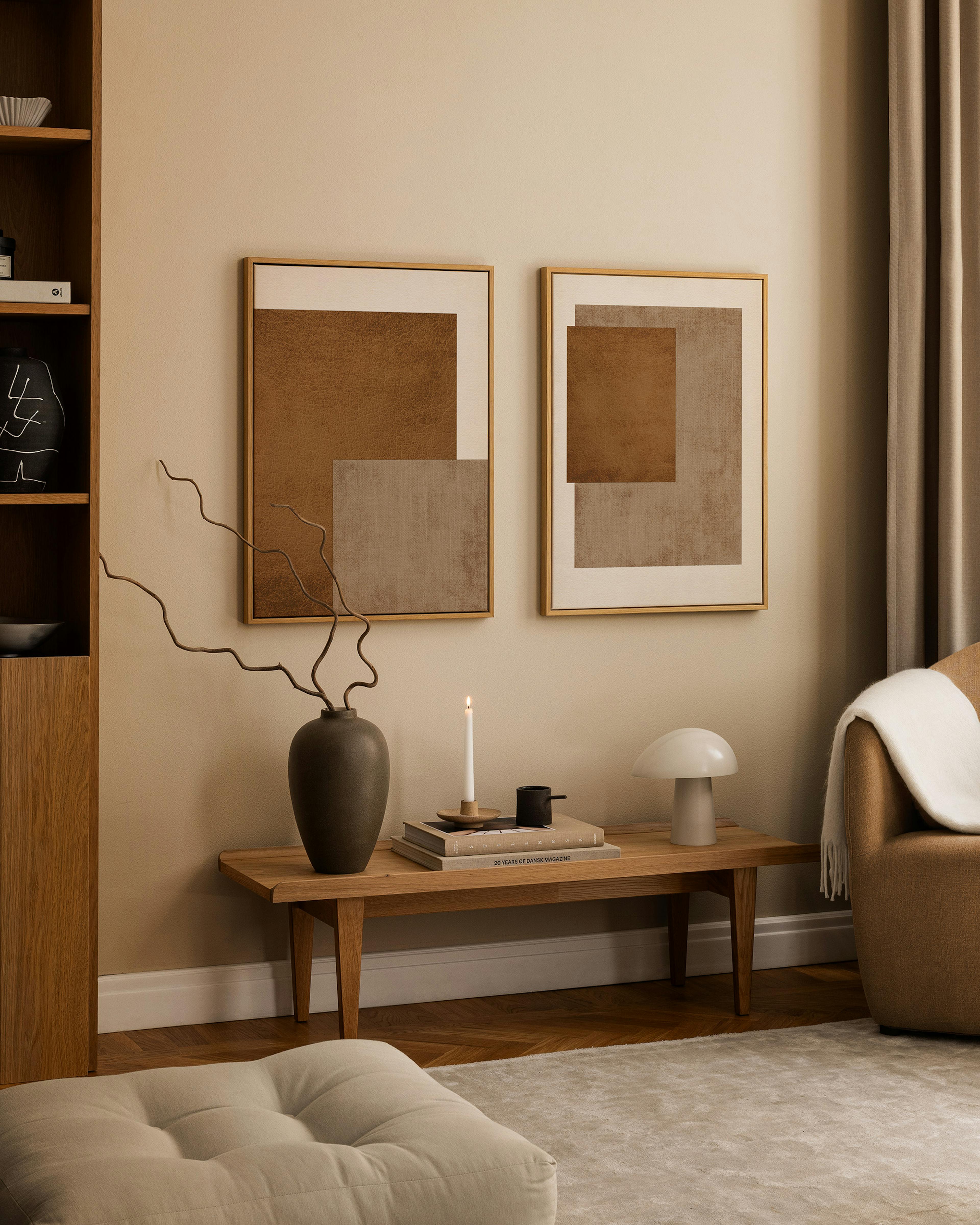 Tactile Textures gallery wall