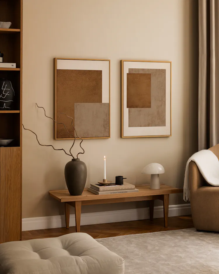 Tactile Textures gallery wall