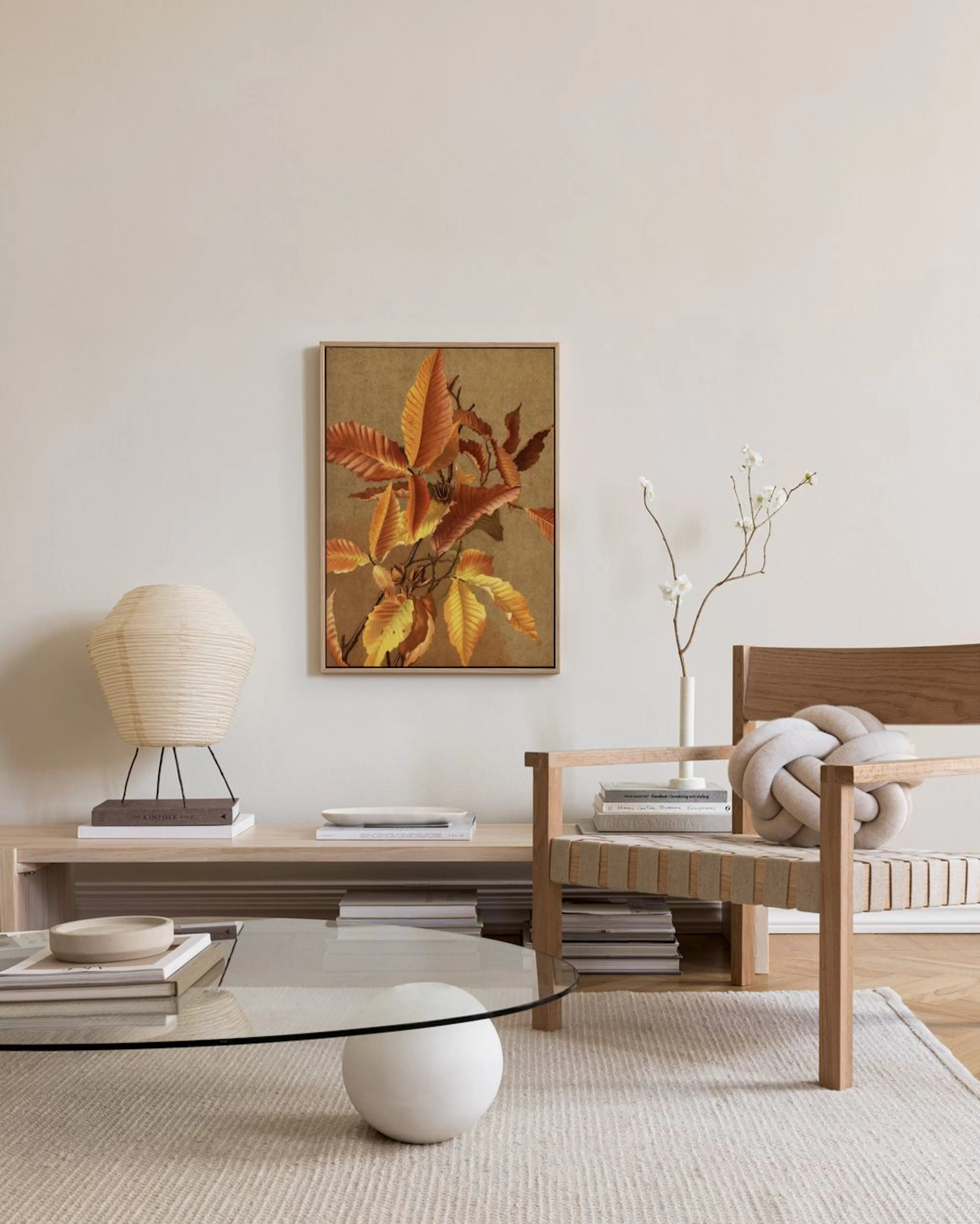 Tranh Thiên Nhiên Autumn Branch Canvas print