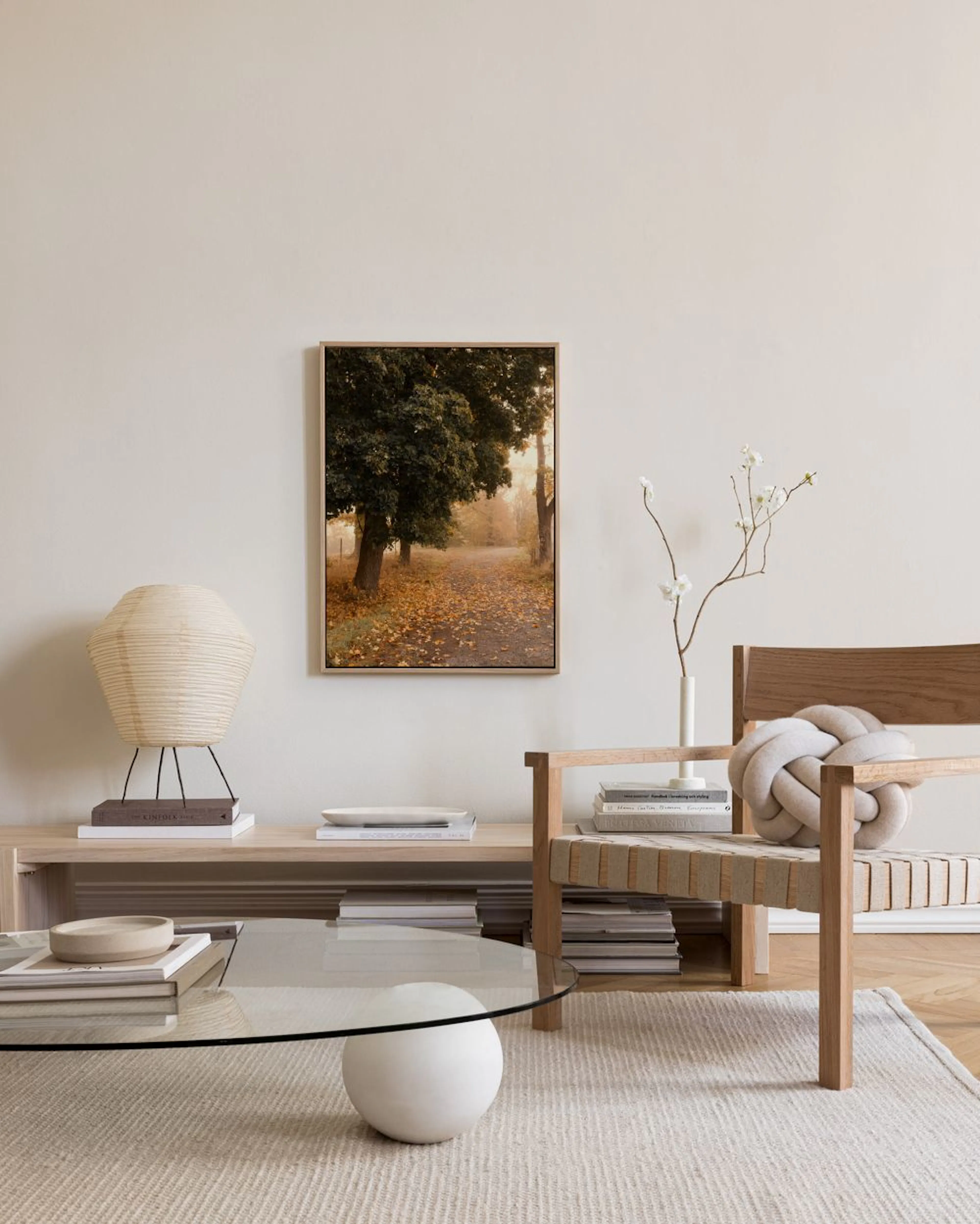 Tranh Thiên Nhiên Autumn Stroll Canvas print