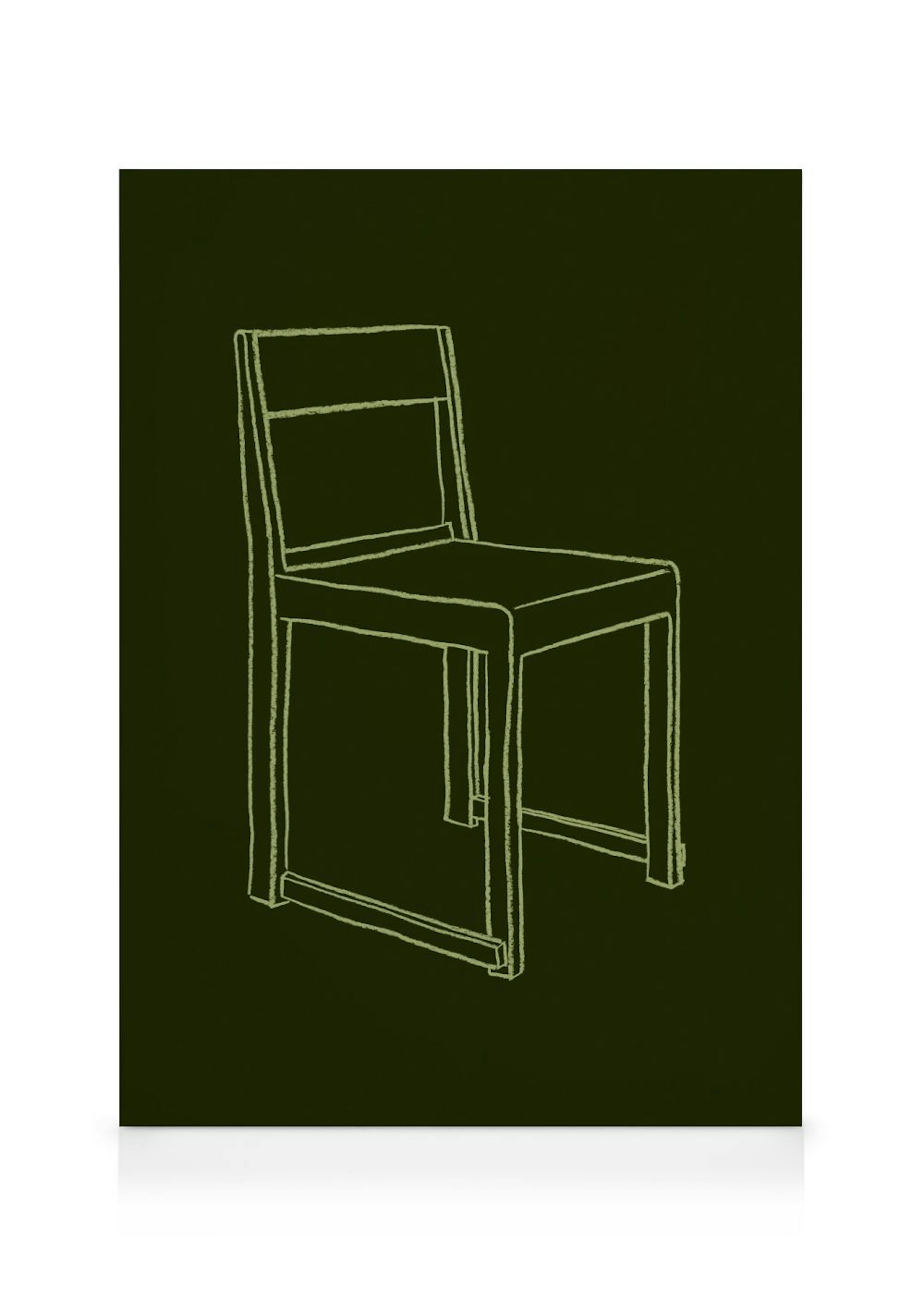 Chair Illustration Καμβάς 0