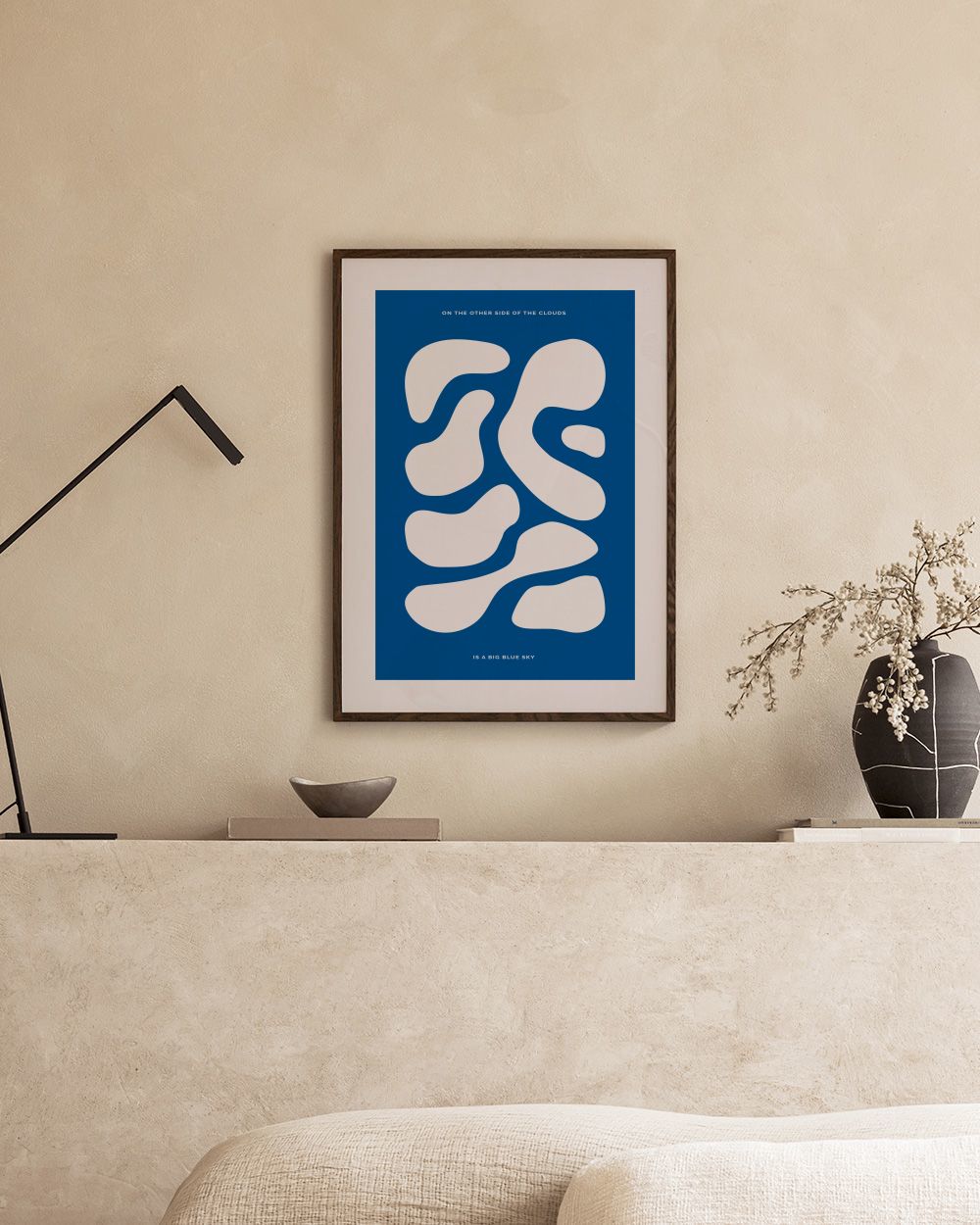 【SALE】SKY-HI 日高光啓さん掲載6ページ（ポスターサイズ）#5201 A Big Blue Sky Print – Abstract Poster | Desenio