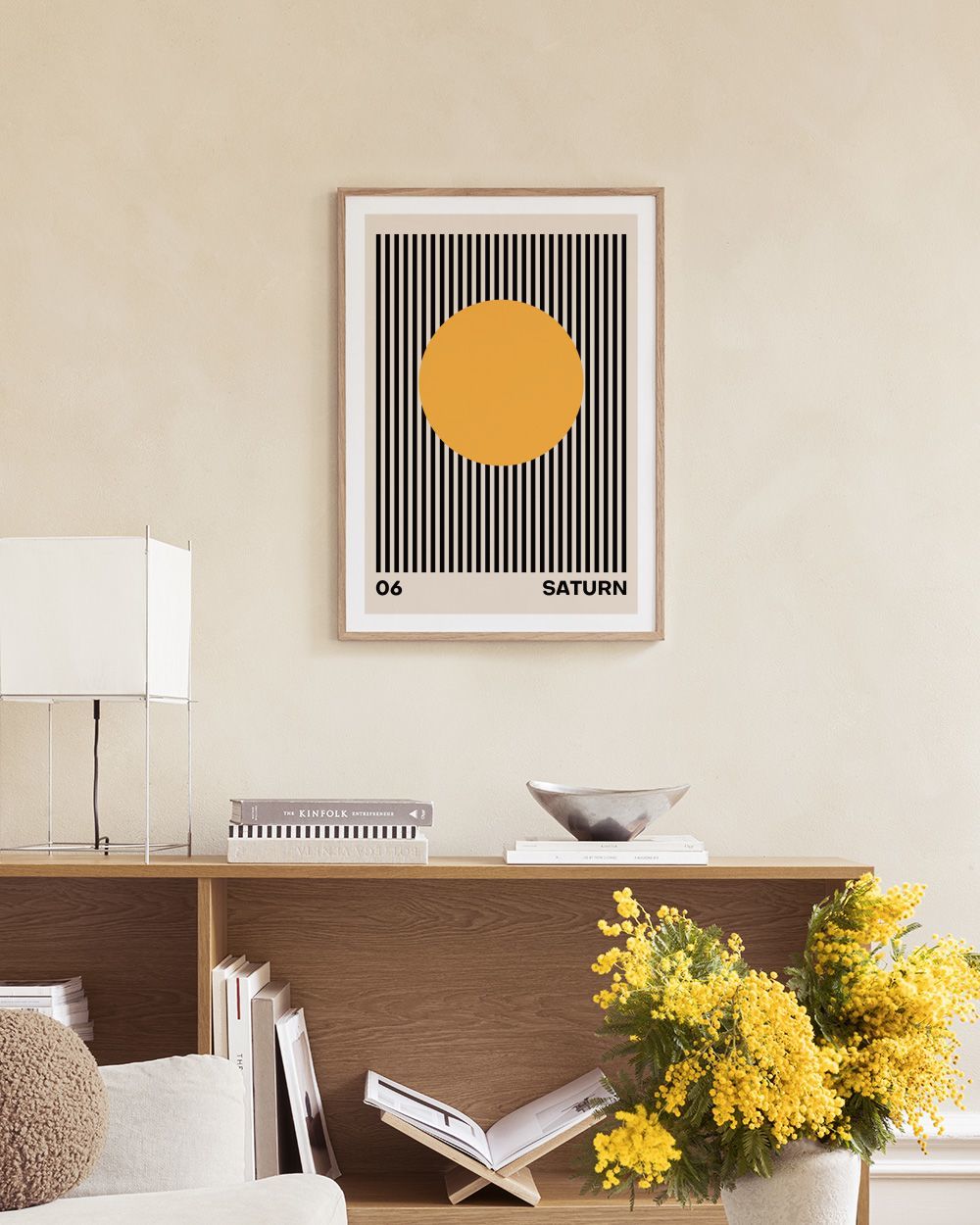 アートポスター JOセット111 Saturn Space Print – Modern Graphic Poster | Desenio