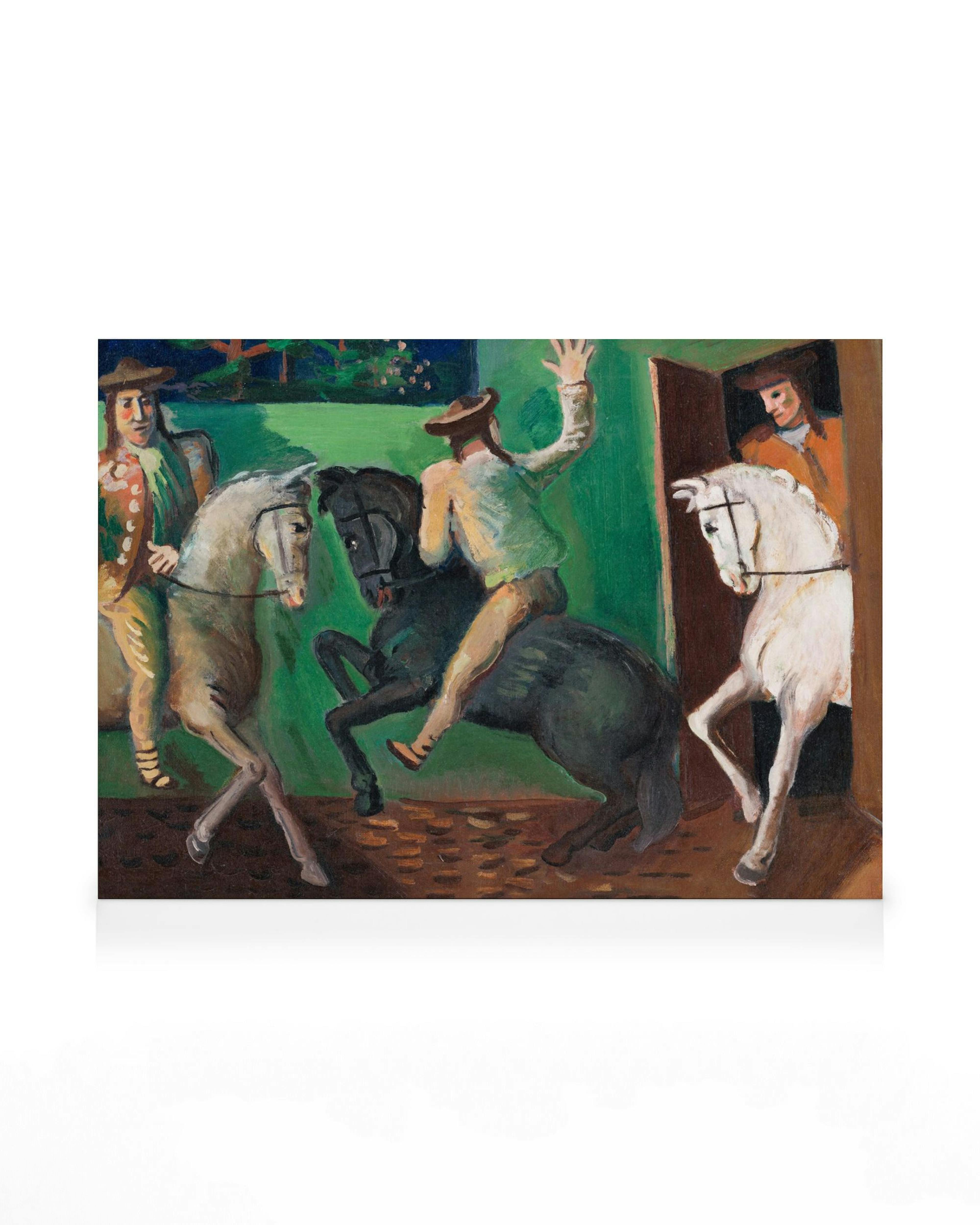 Cyprián Majerník - Riders On Horses Stampa su Tela 0