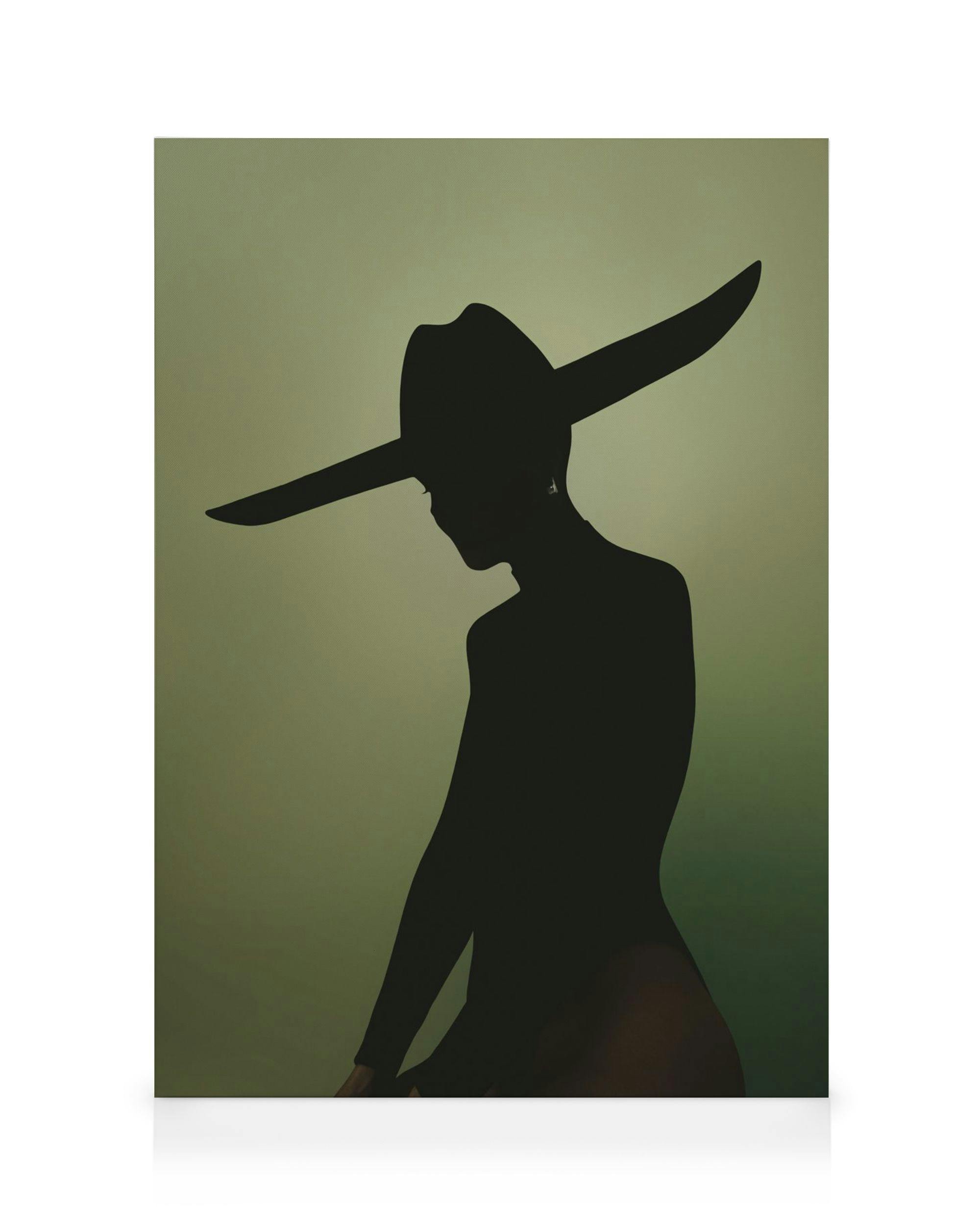 Canvas Prints Silhouette Sheriff Canvas print (50x70 cm)