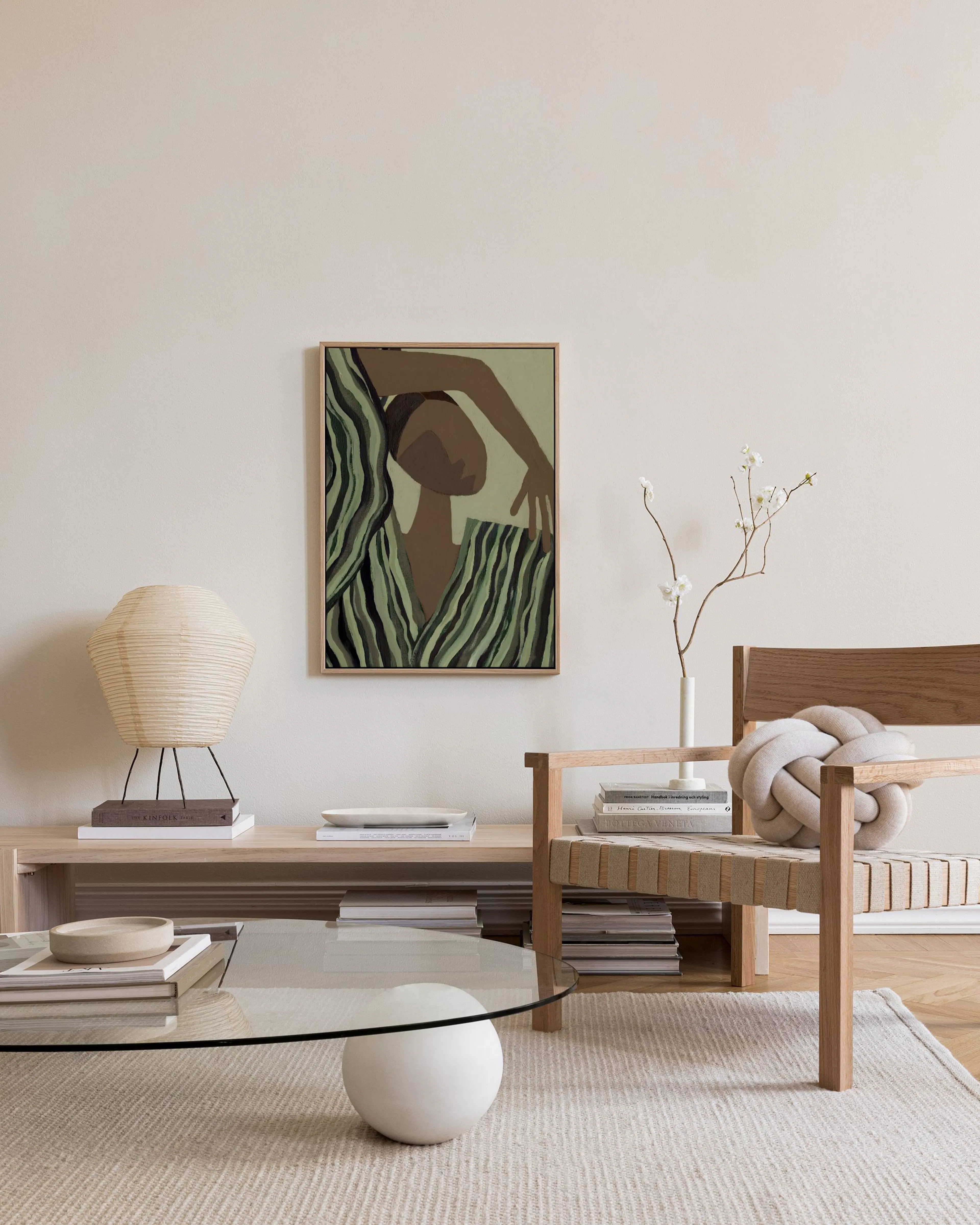 Tranh Graphic Soft Contour Canvas print