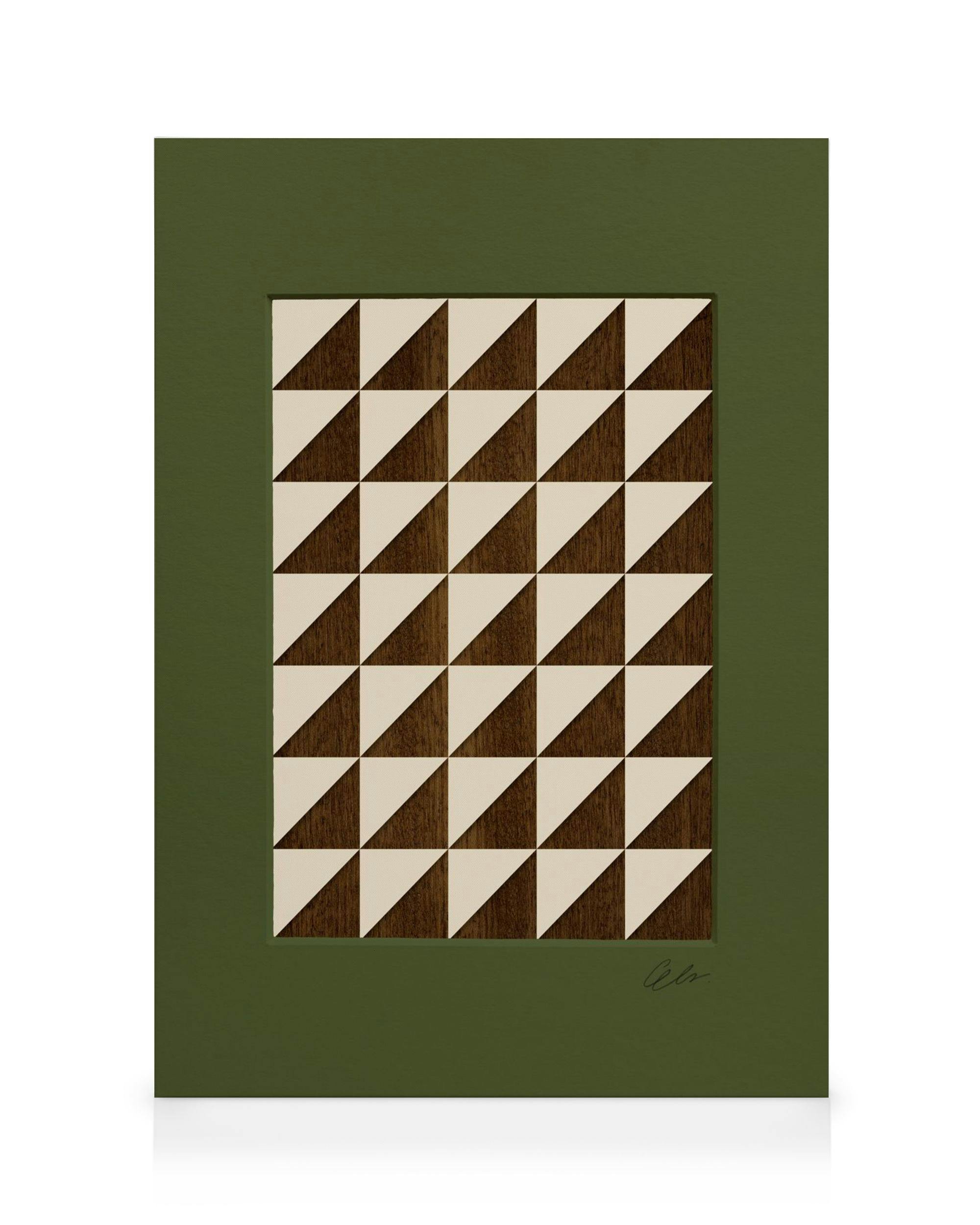 Telas decorativas Grainstorming Tela (70x100 cm - Moldura Preta)