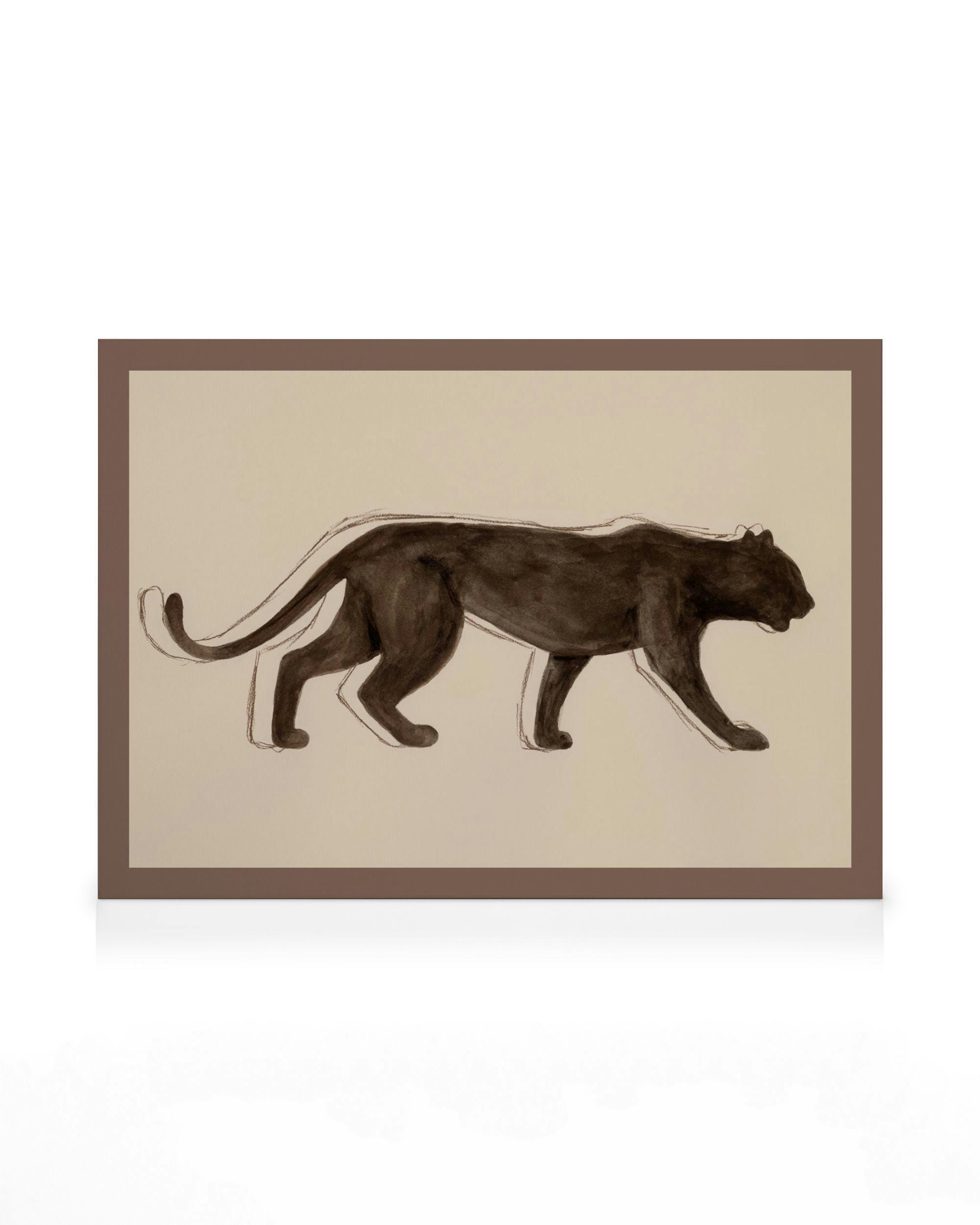 Canvas Prints Stride Canvas print (30x40 cm - Oak Frame)