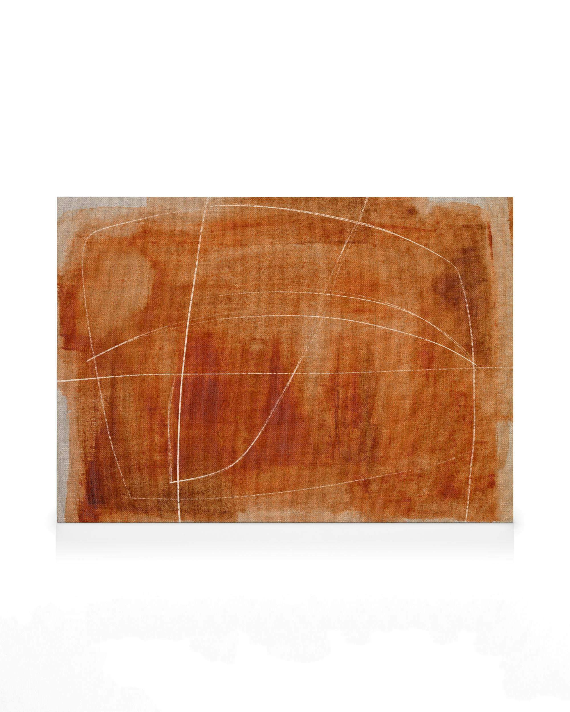 Terracotta Lines Canvas print 0
