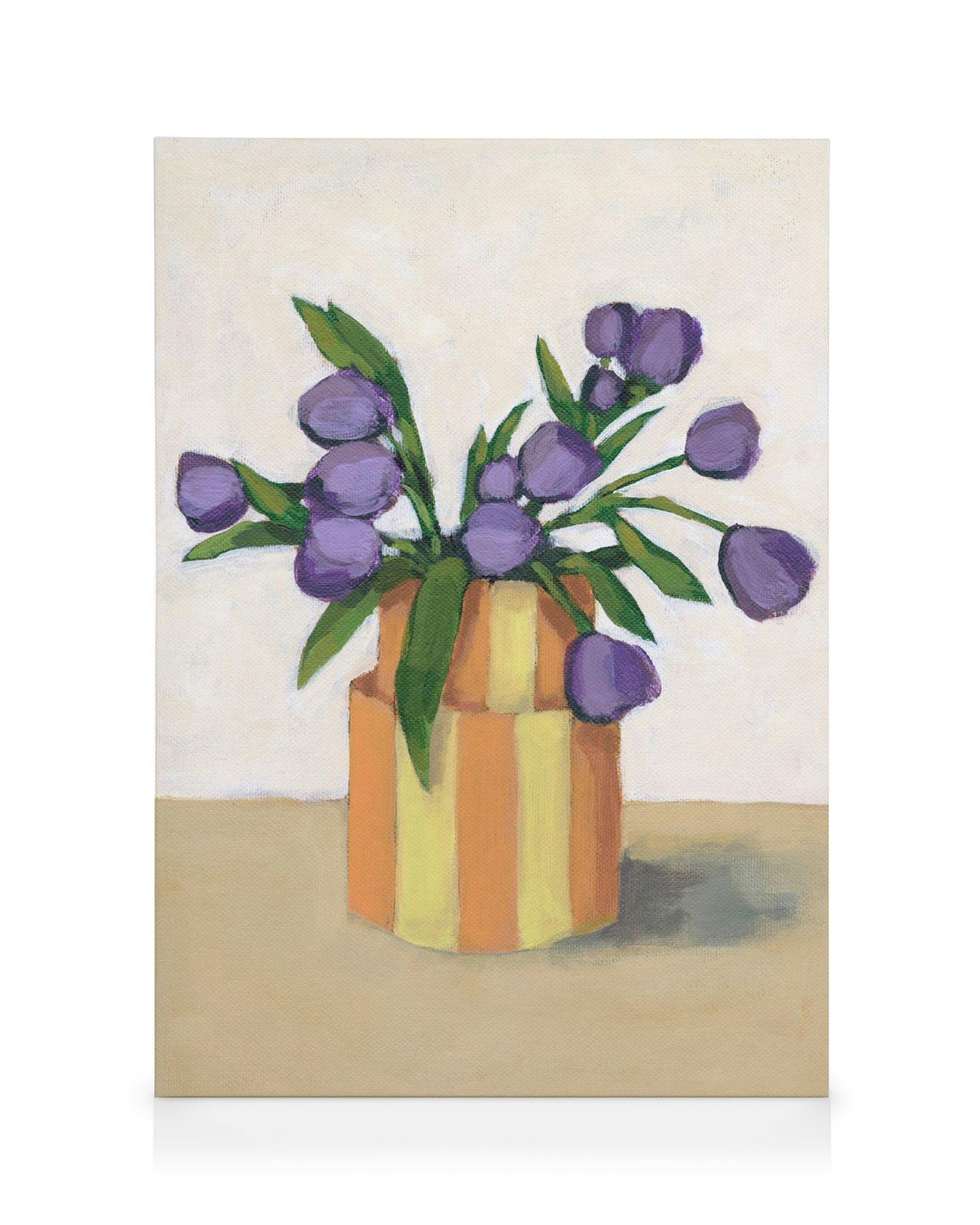 Canvas Prints Floral Fix Canvas print (50x70 cm - Oak Frame)