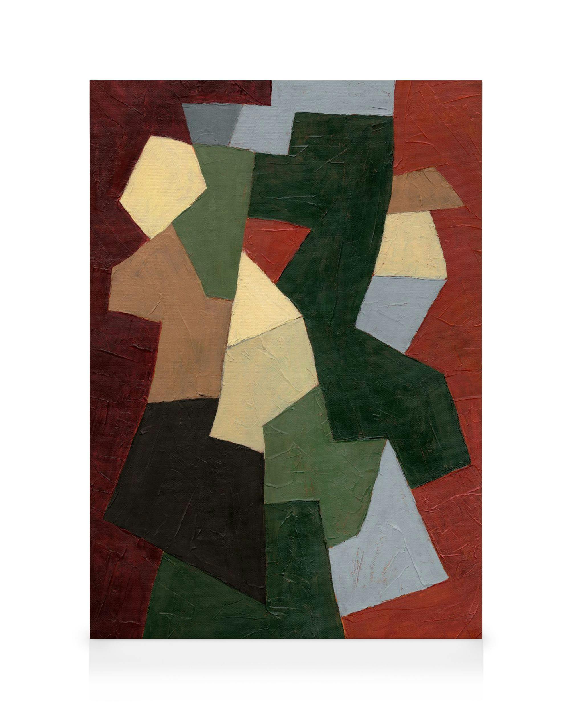 Canvas Prints In the Market Canvas print (100x140 cm - Oak Frame)