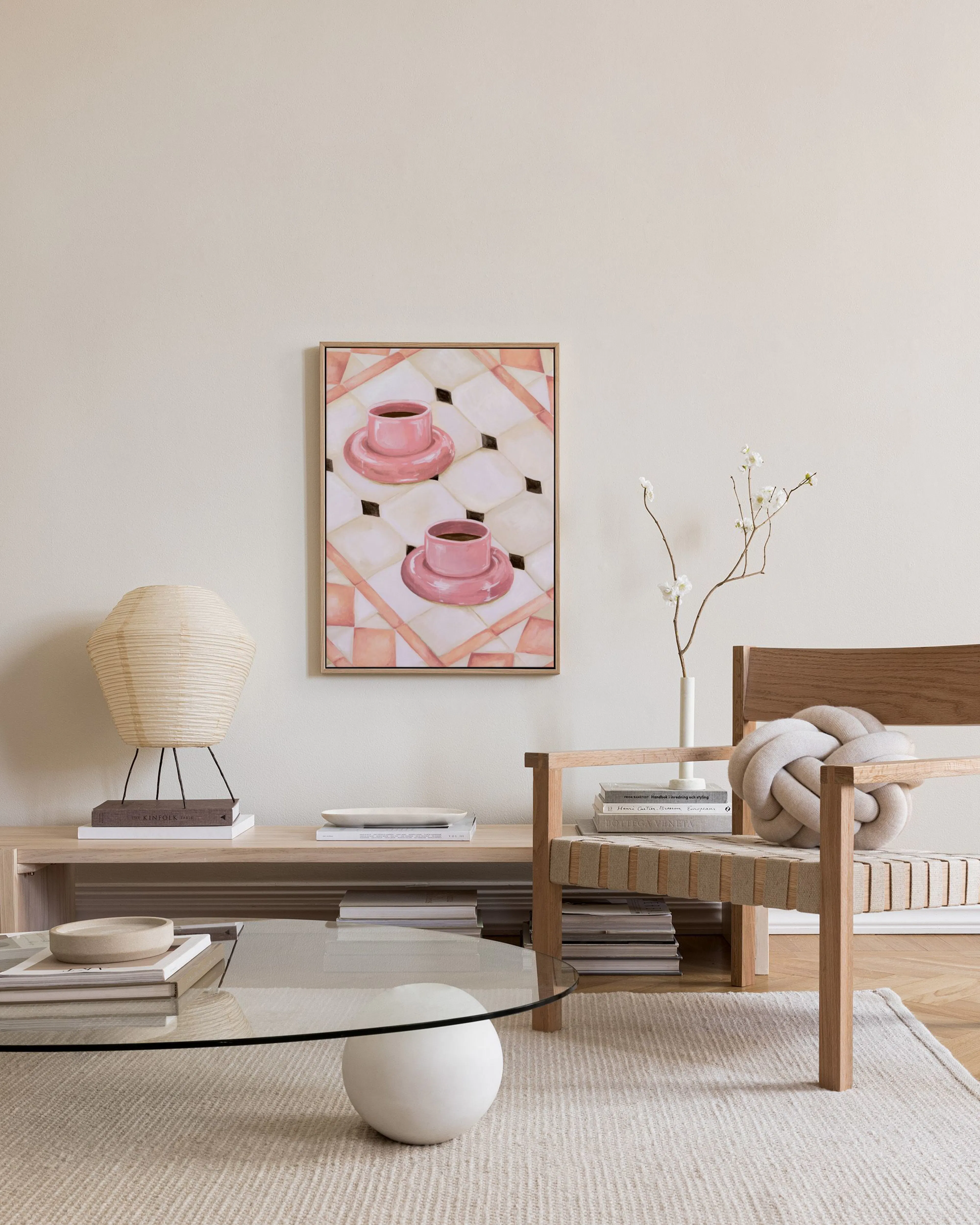 Tranh Graphic Sip Together Canvas print
