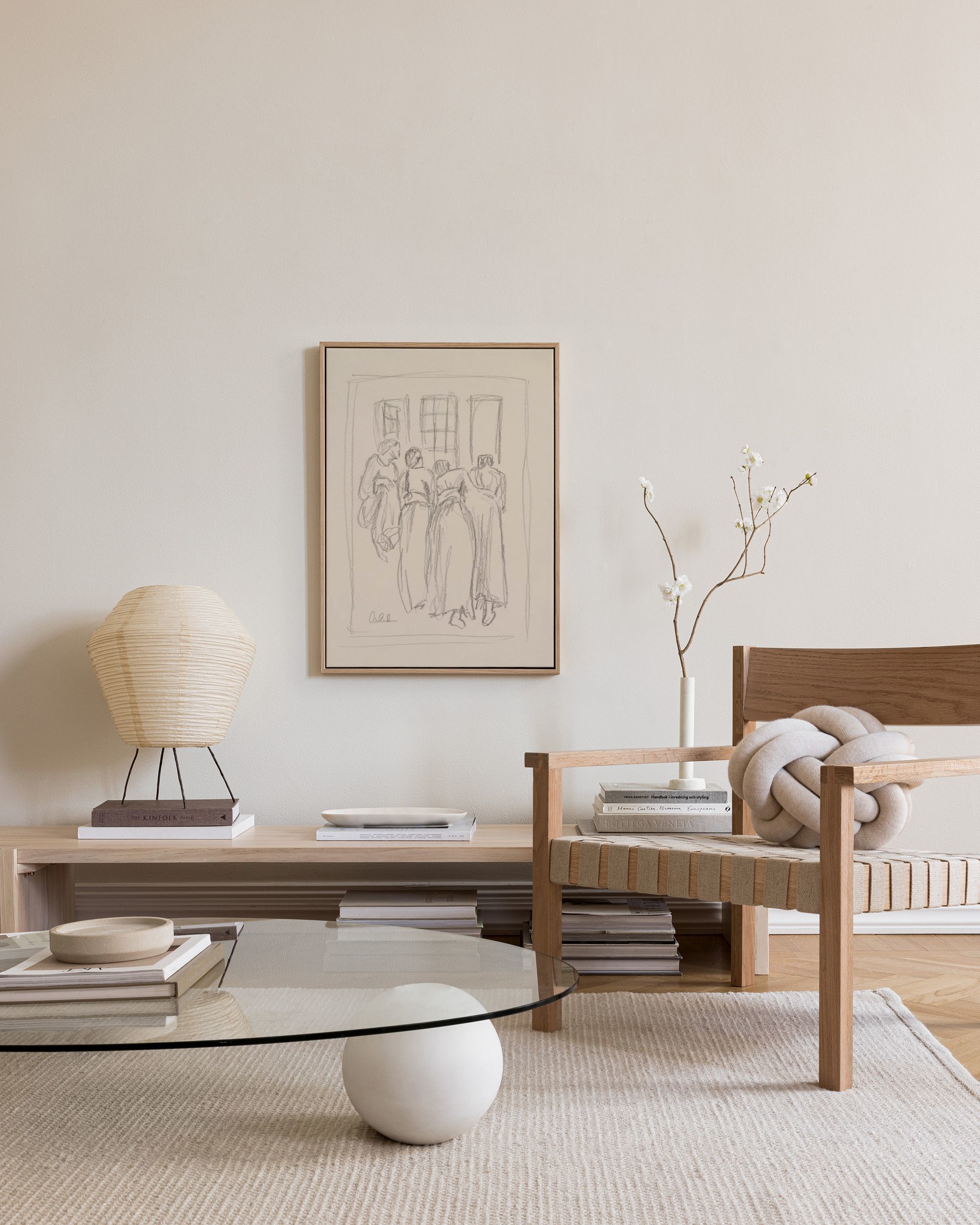 The Dreamers Sketch Canvas print