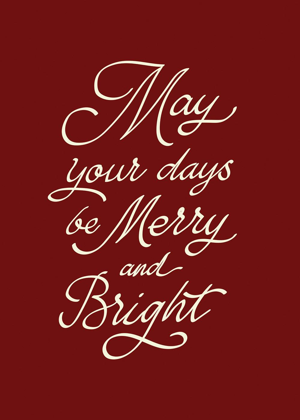 May Your Days Print 0