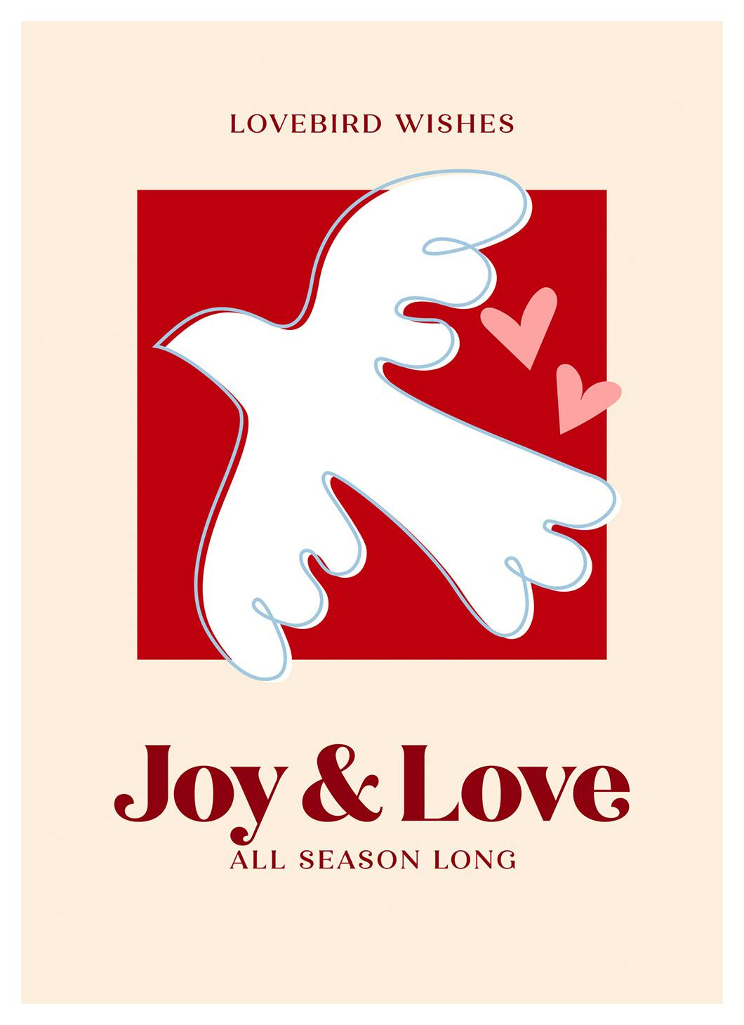 Lovebird Print (50x70 cm)