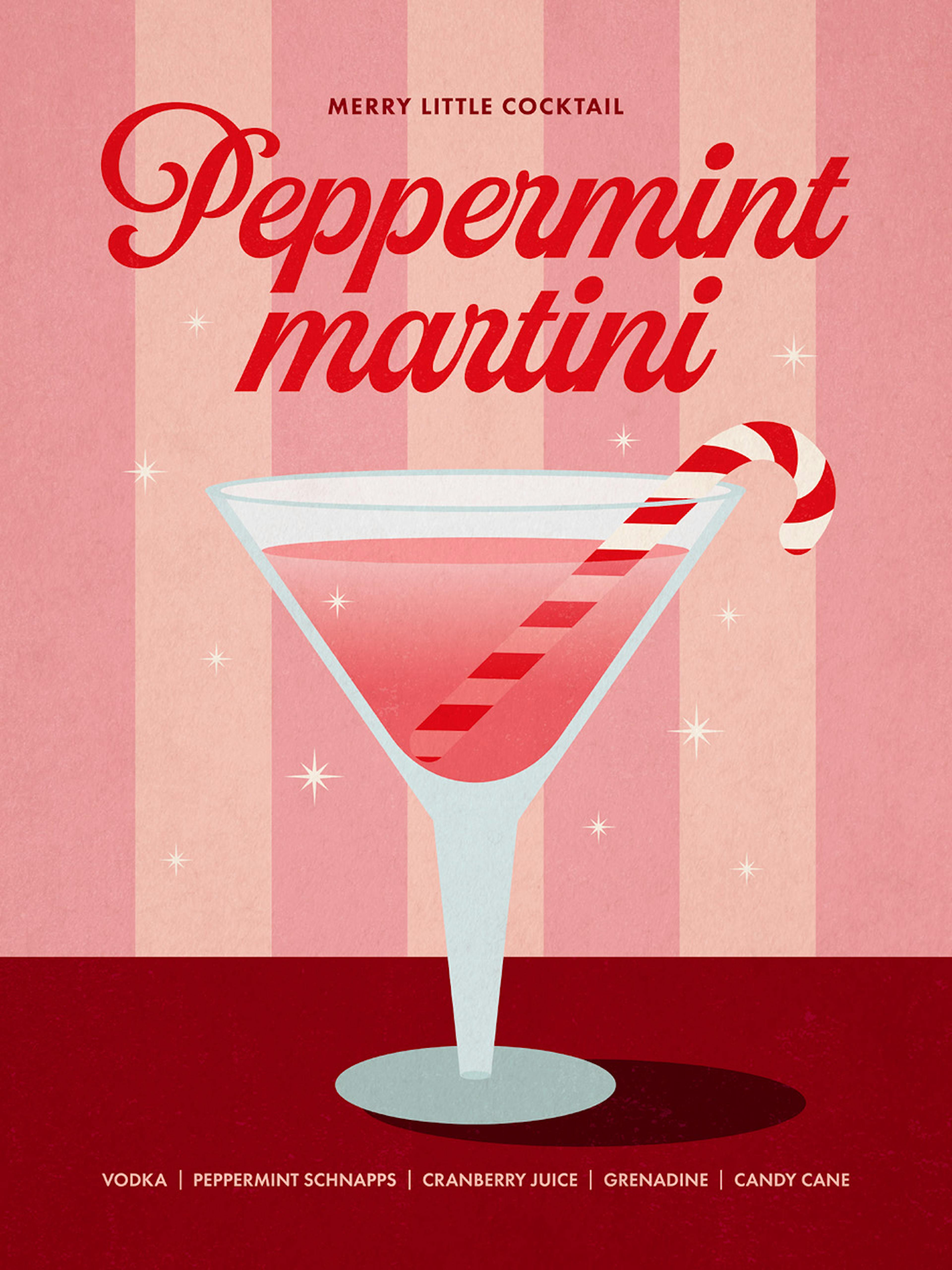 Peppermint Martini Print 0