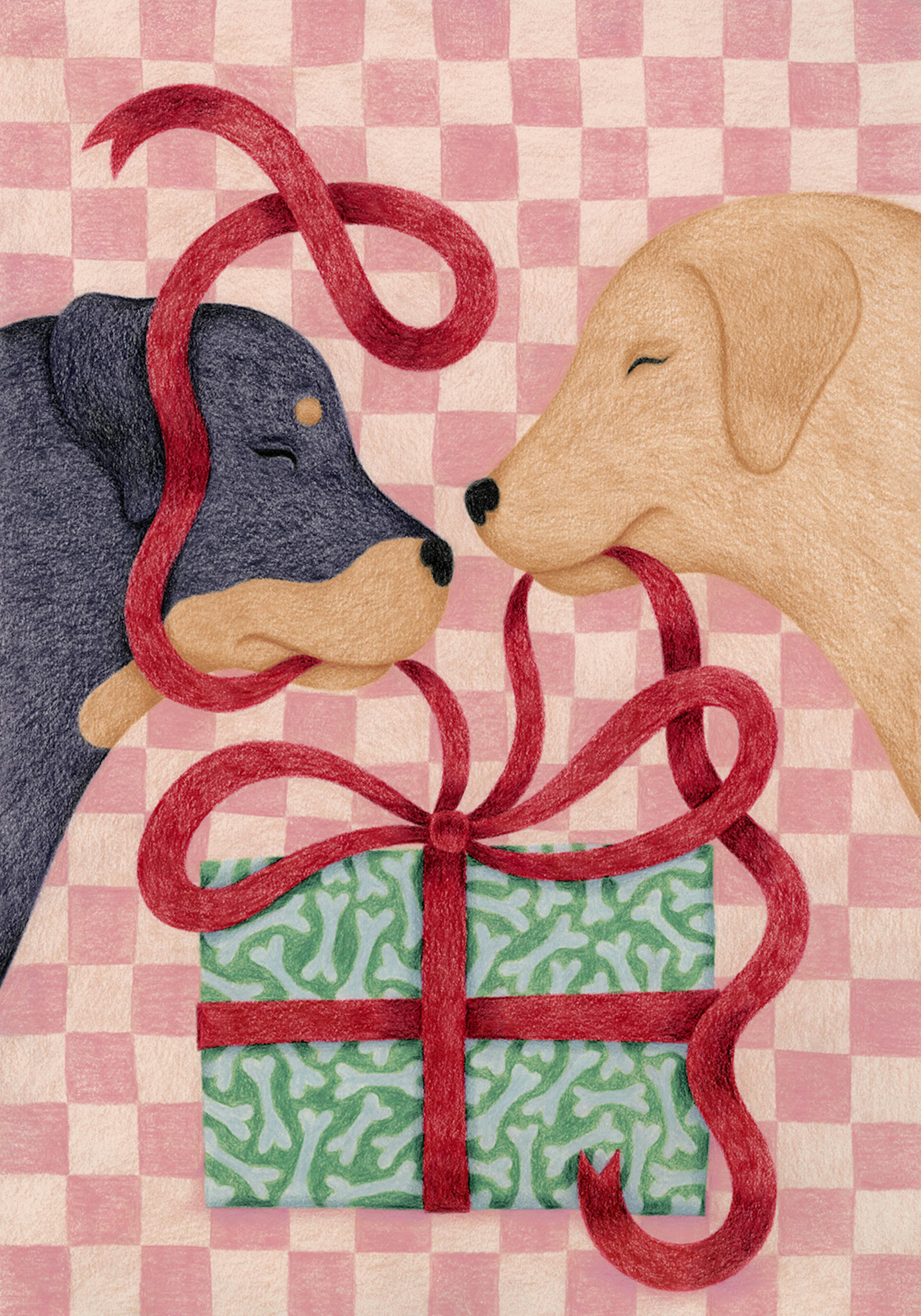 Feliz Navidogs Print 0