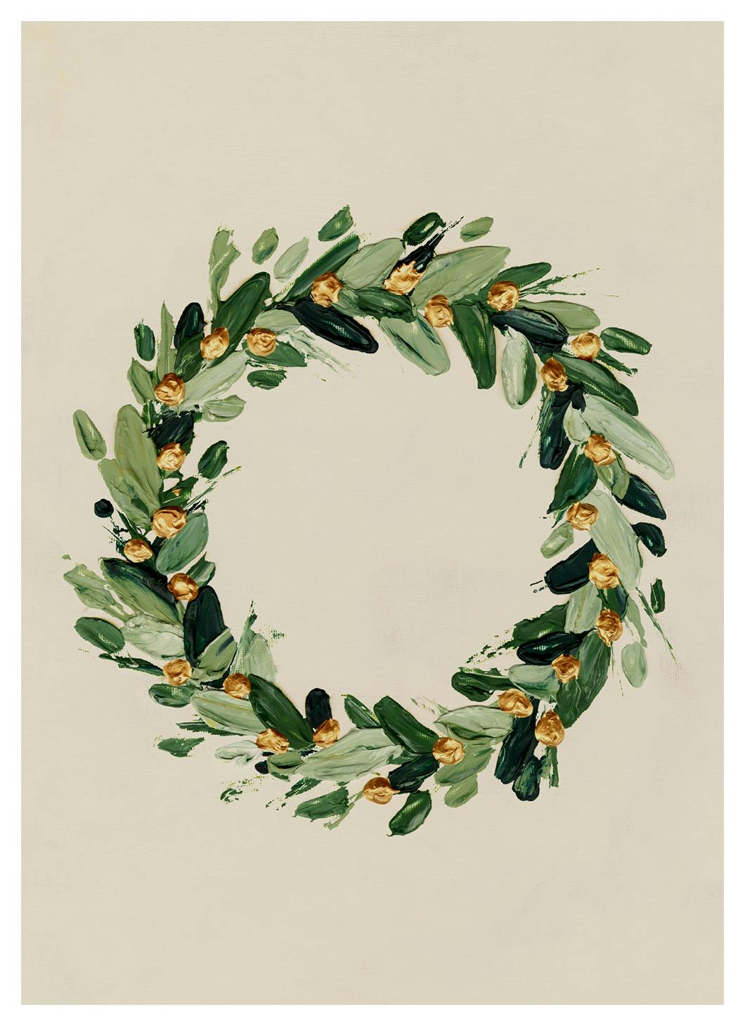 Winter Form Poster (50x50 cm)