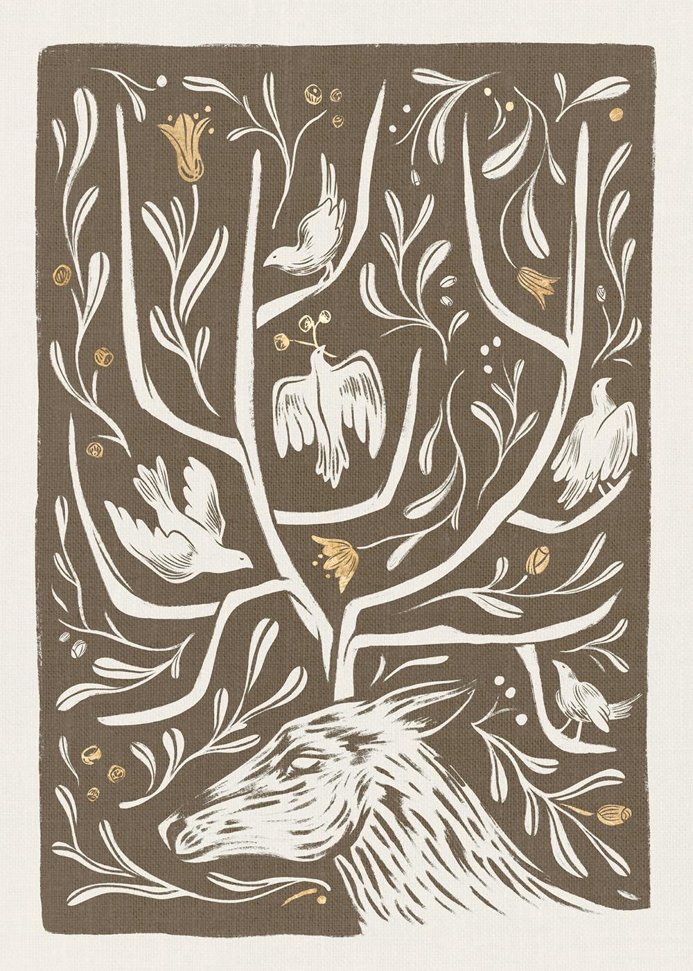 Antler Garden Poster 0