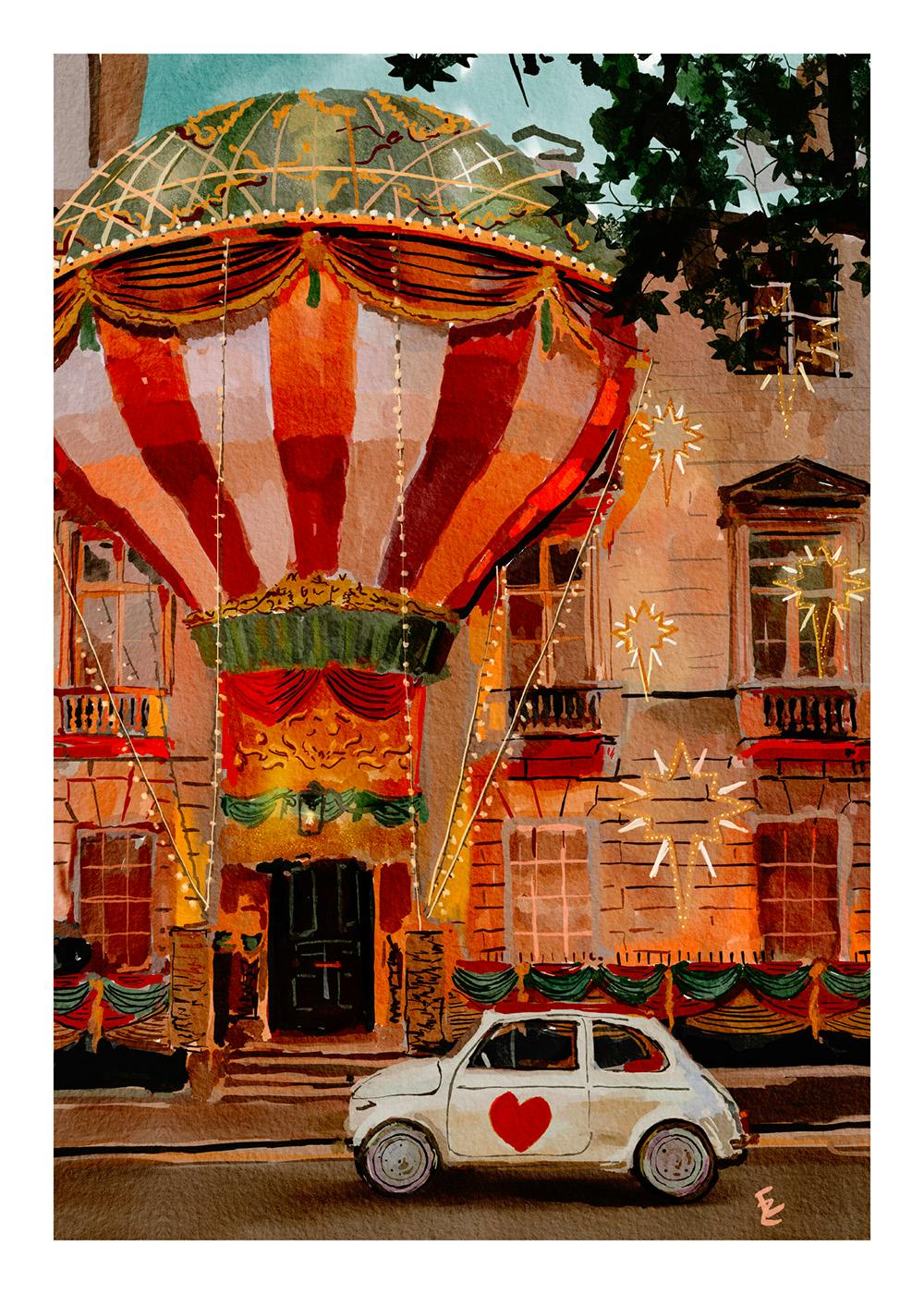 Ekaterina Zagorska - Balloon House Print 0