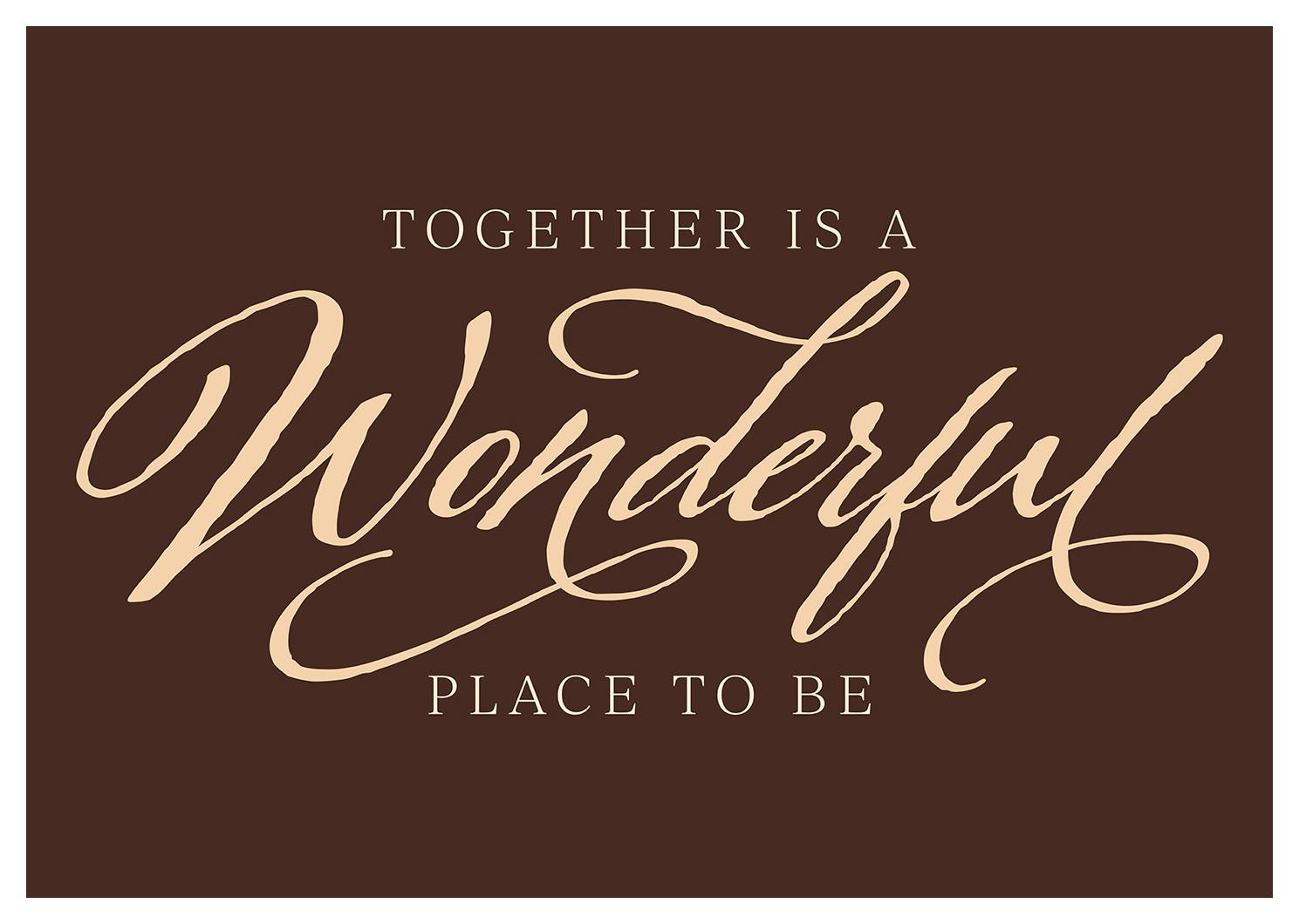 Wonderful Together Poster (13x18 cm)