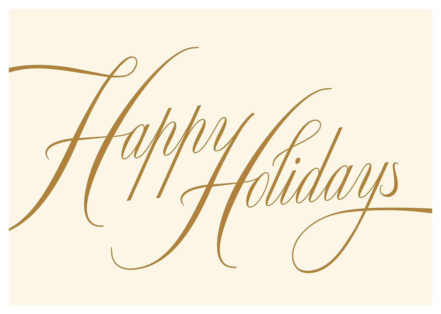 Golden Greetings Poster (30x40 cm)