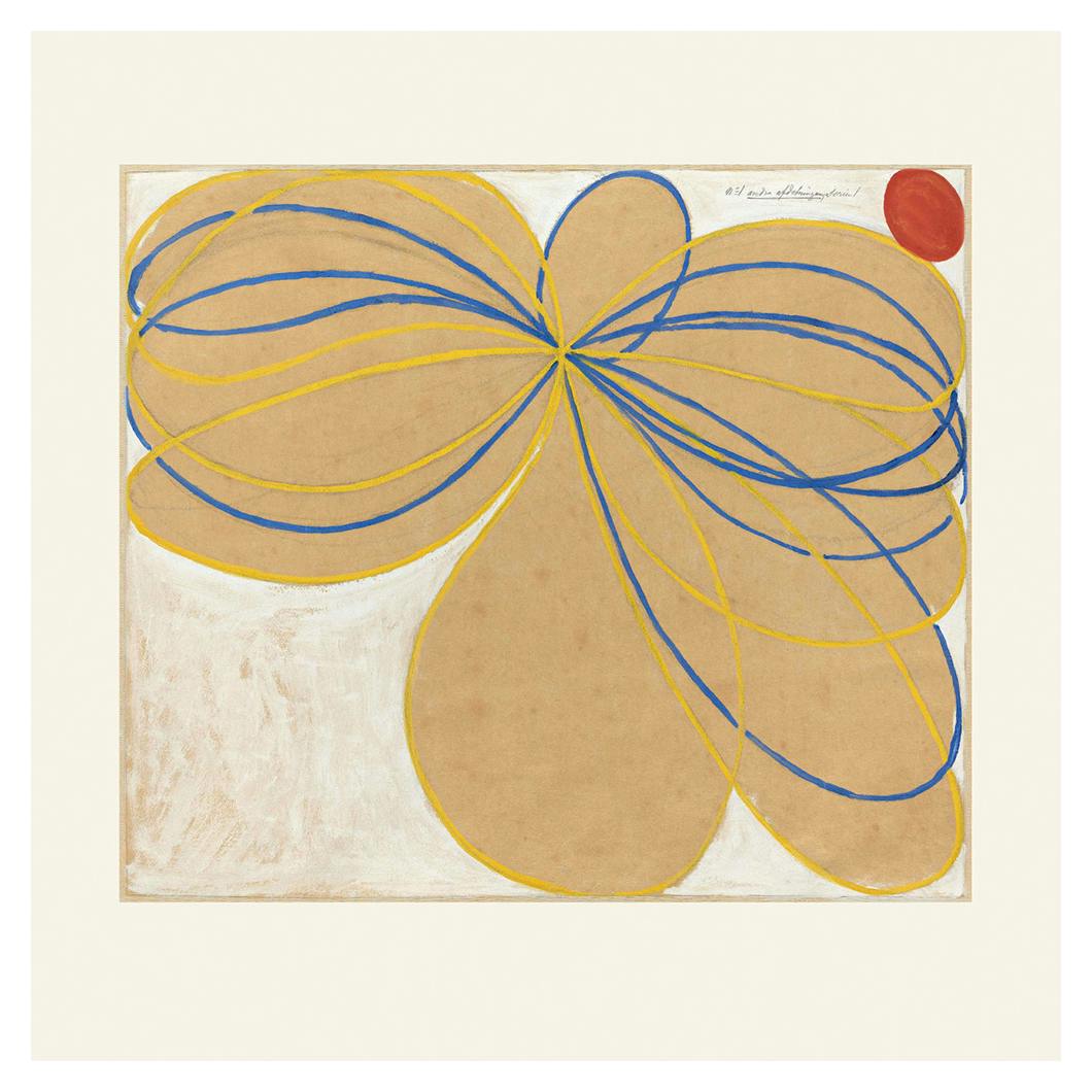 Hilma af Klint - The Seven-Pointed Star No.1 Poster (50x50 cm)